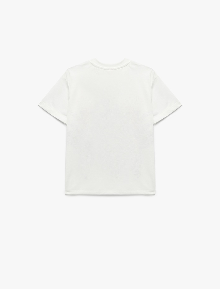 Erkek Çocuk Örümcek Adam Baskılı Kısa Kollu Bisiklet Yaka Lisanslı Tişört