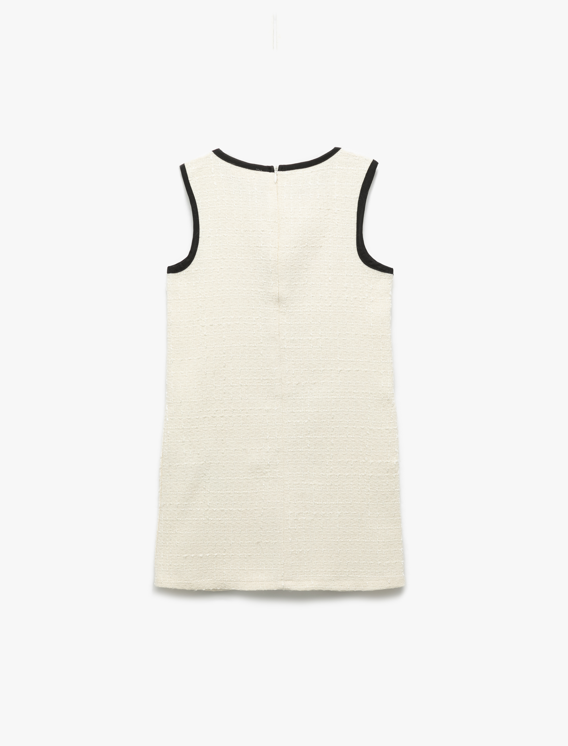  Kız Çocuk Fiyonk Detaylı Bisiklet Yaka Kolsuz Tüvit Elbise