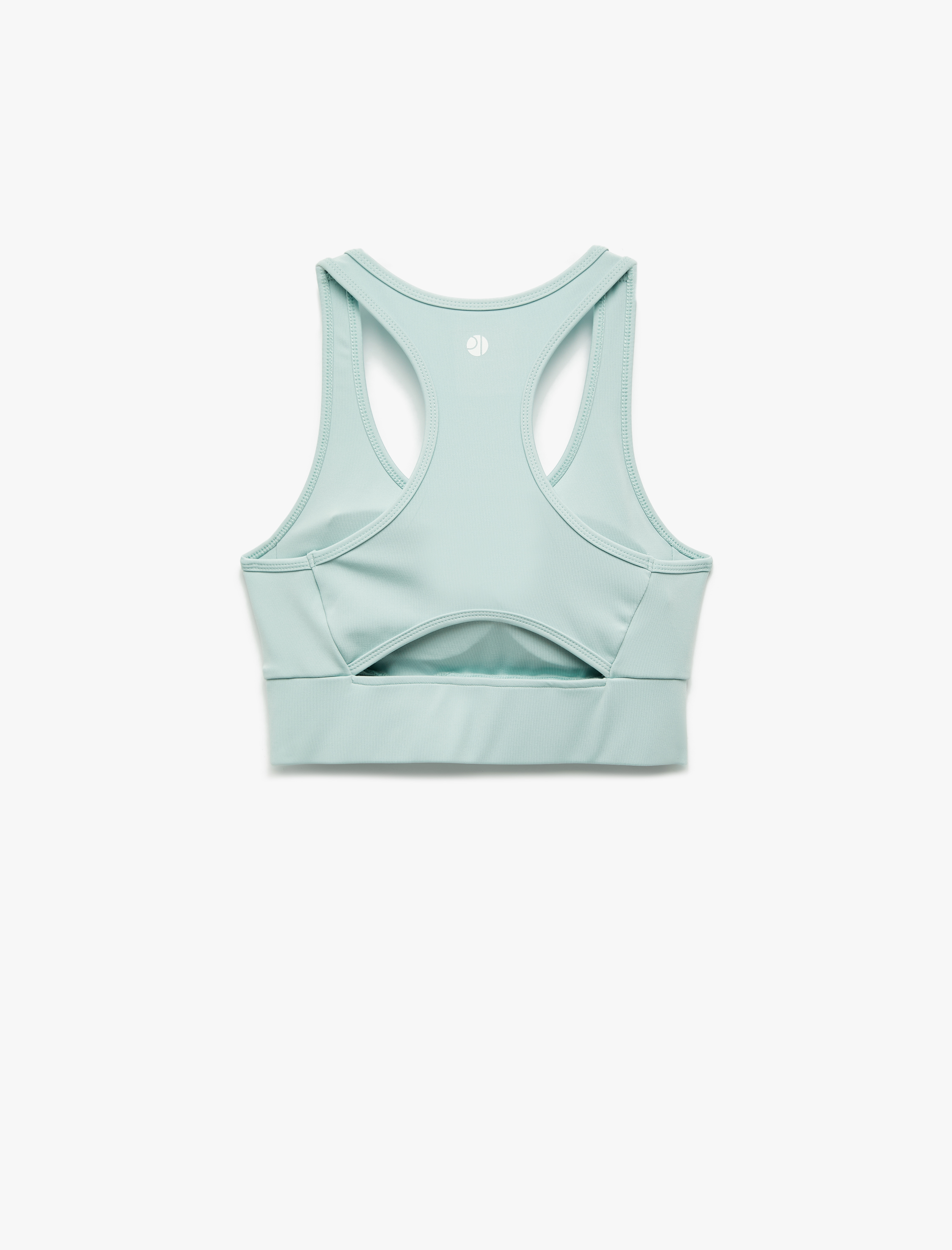   Kolsuz U Yaka Pencere Detaylı Sporcu Sütyeni