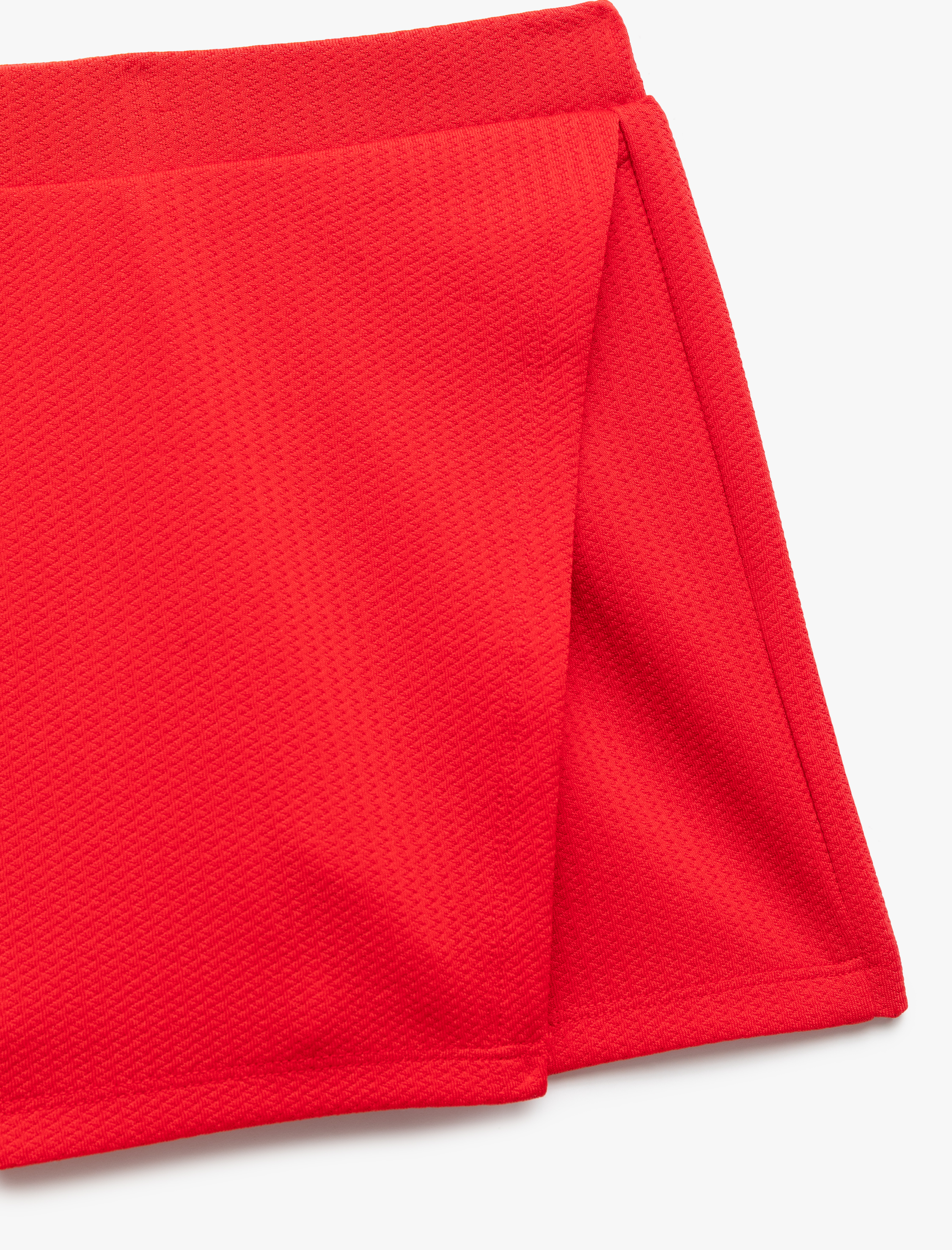  Kız Çocuk Beli Lastikli Kurvaze Şort Etek