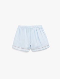 Rahat Kalıp Viskon Kumaş Pijama Şort