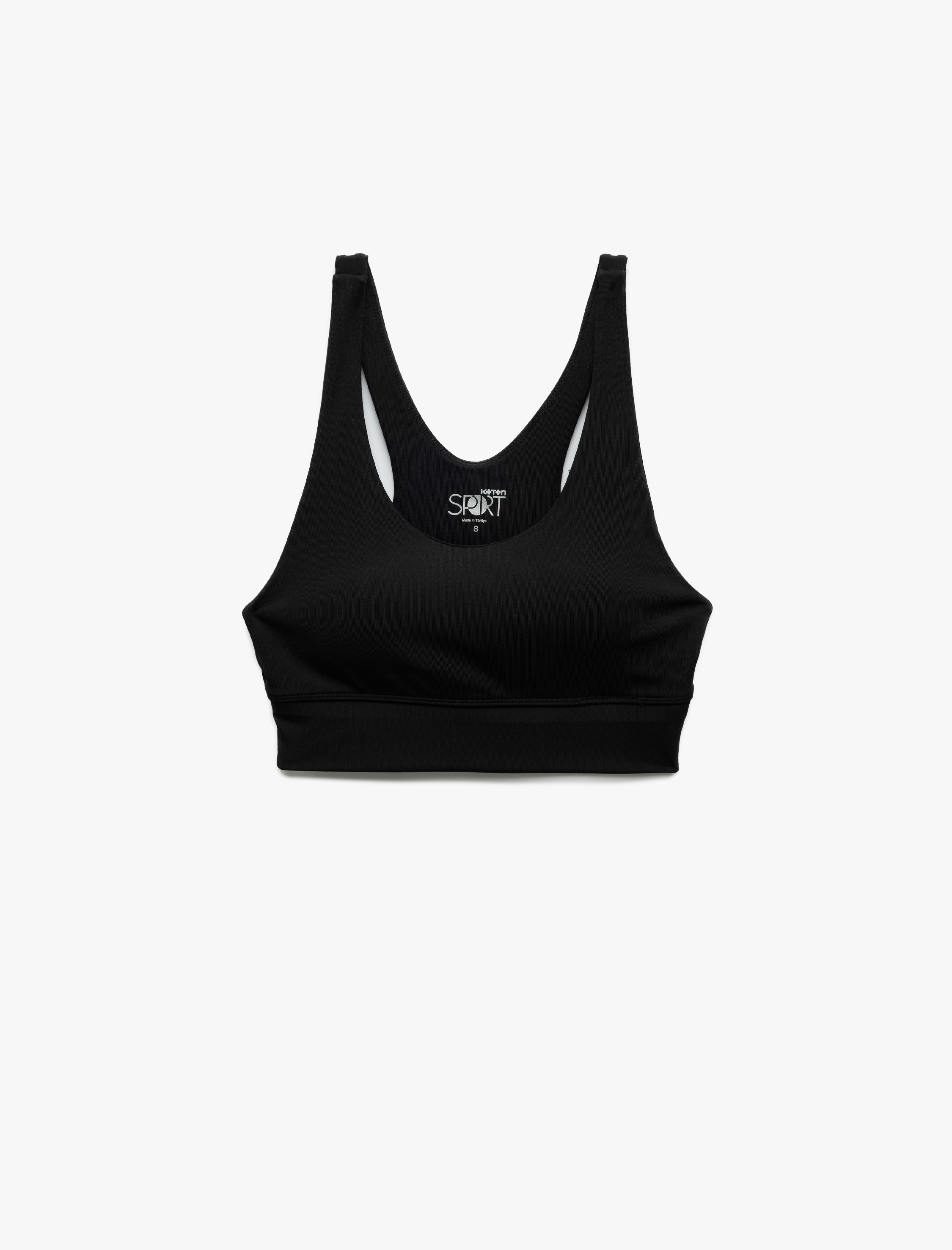   Kolsuz U Yaka Kaplı Sporcu Sütyeni
