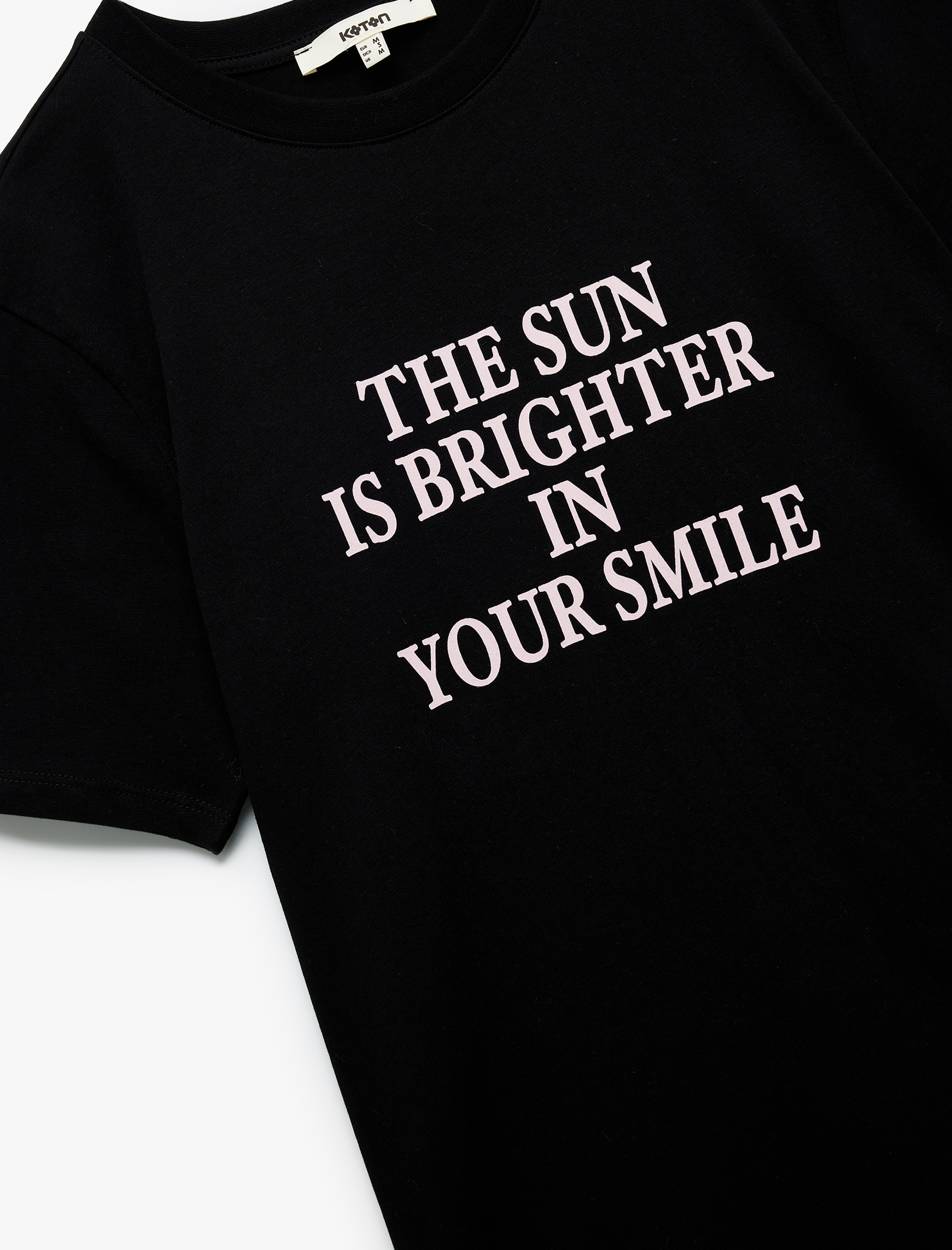   Pamuklu Regular Fit Kısa Kollu Bisiklet Yaka Baskılı Tişört