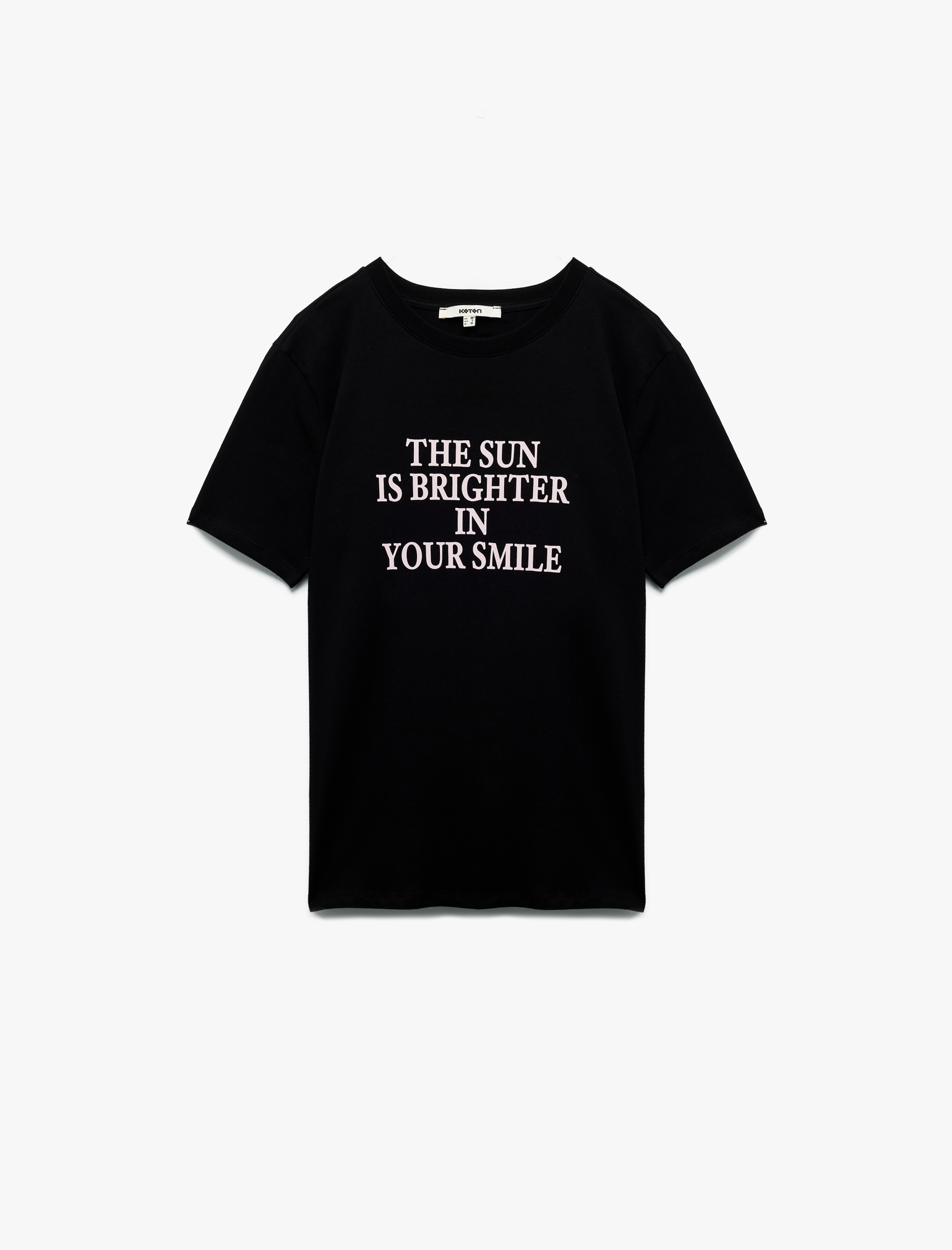   Pamuklu Regular Fit Kısa Kollu Bisiklet Yaka Baskılı Tişört