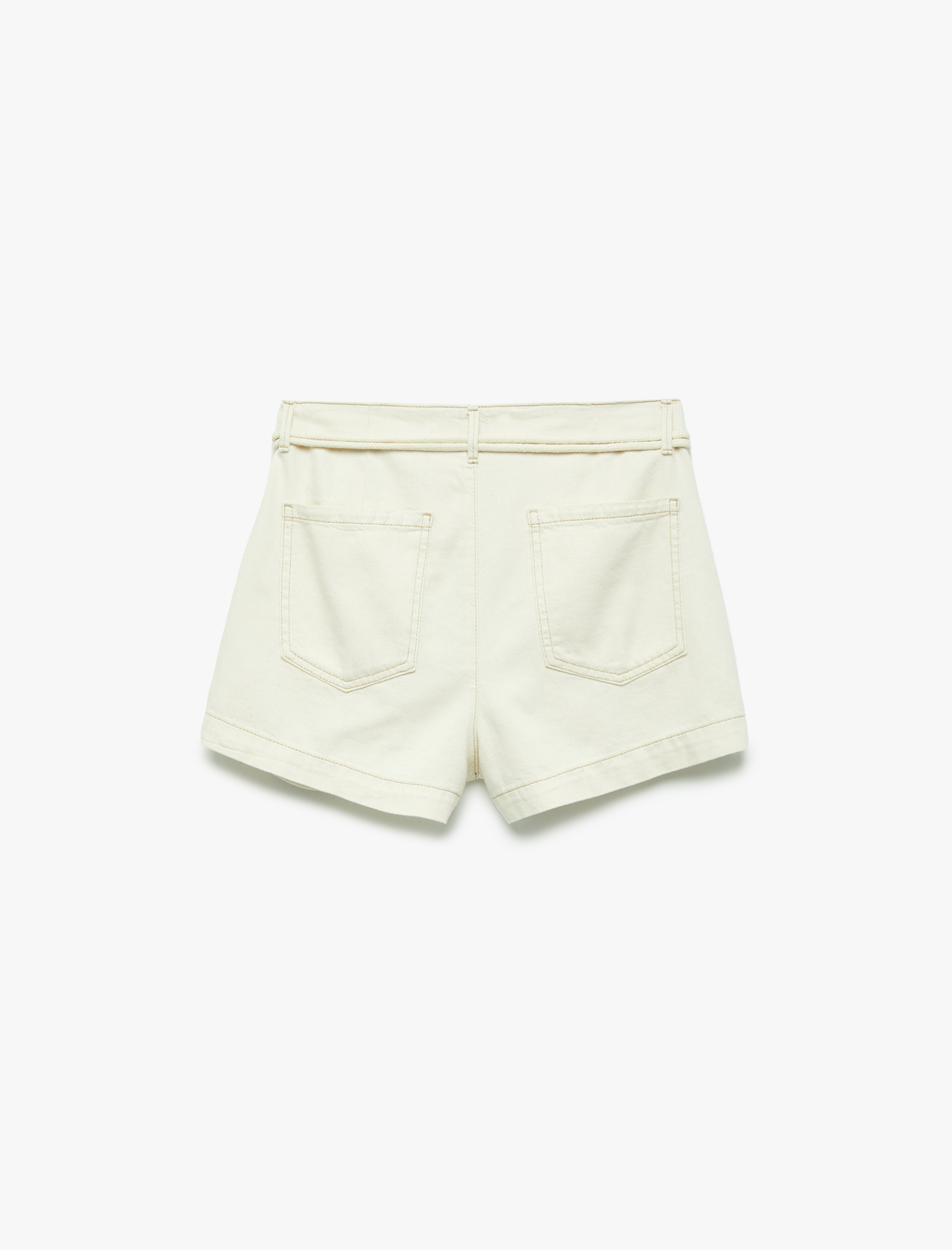   Koton X Şahika Ercümen - Yüksek Bel Kemerli Pamuklu Şort