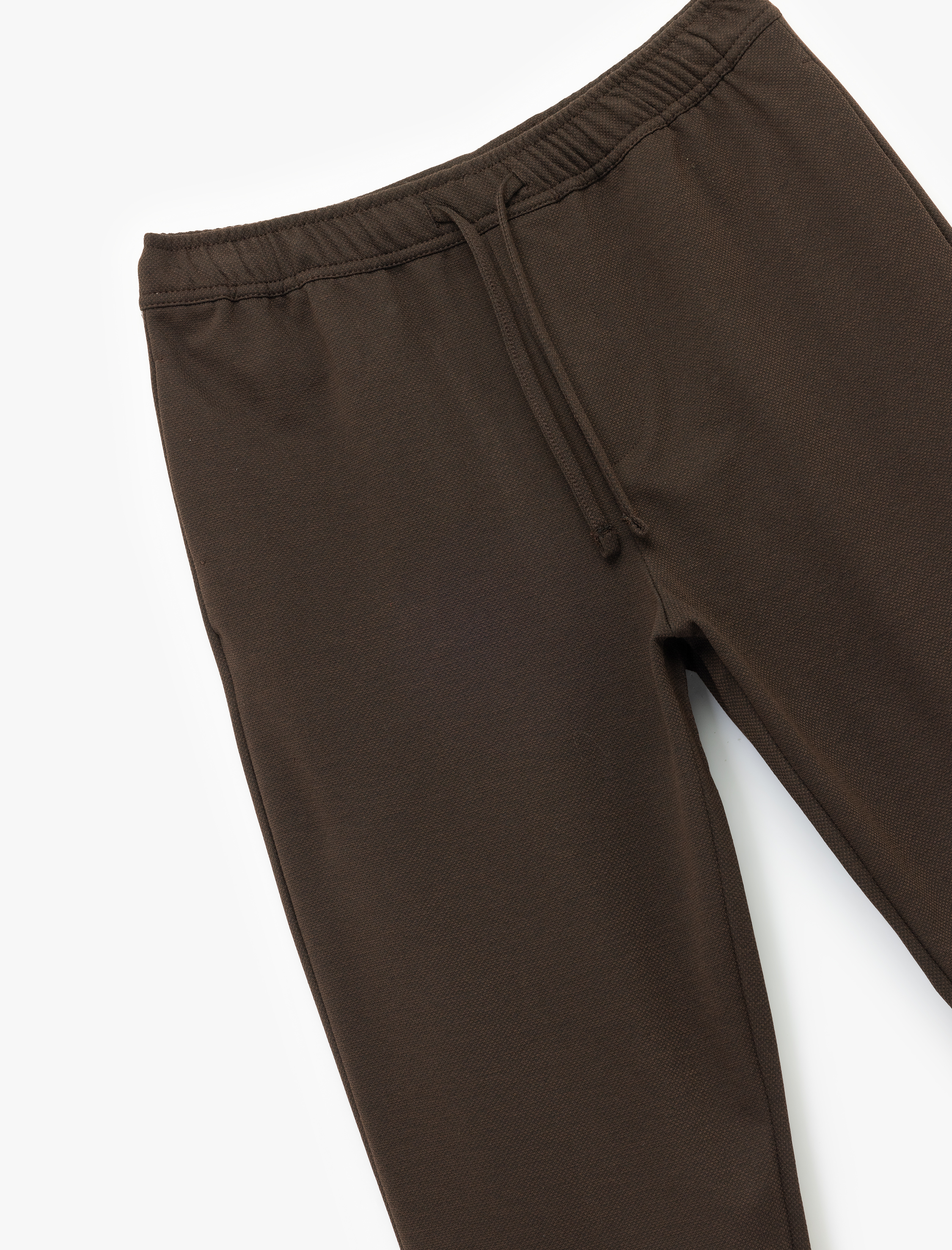   Straight Fit Pike Kumaş Cep Detaylı Rahat Kesim Beli Bağcıklı Pantolon