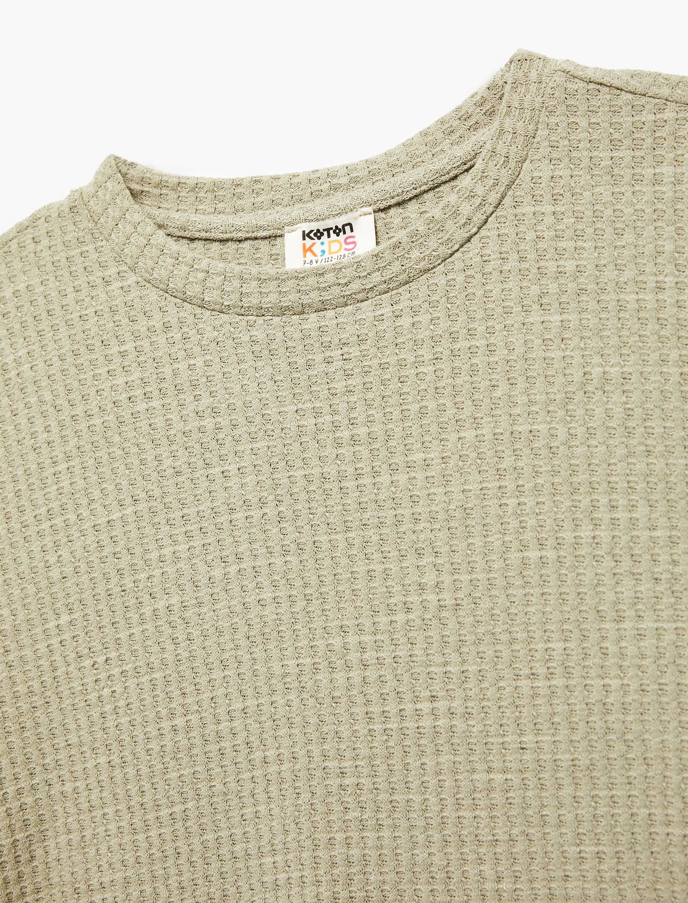  Erkek Çocuk Kısa Kollu Bisiklet Yaka Pamuklu Oversize Tişört