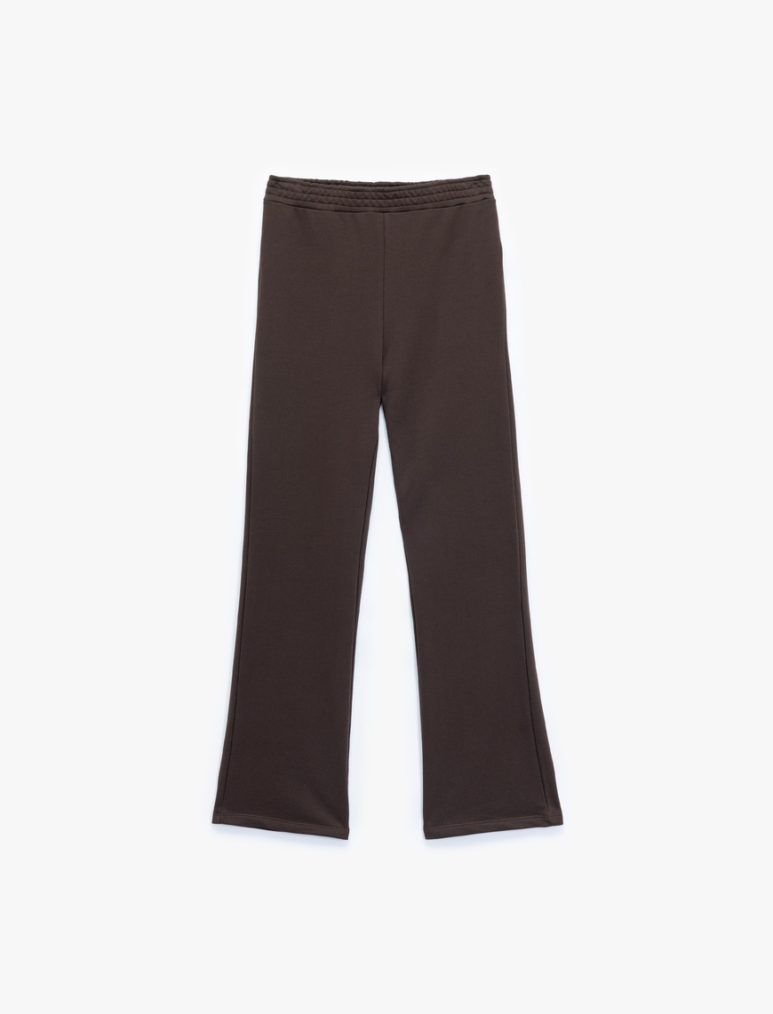   Slim Fit Düz Paça Eşofman Altı