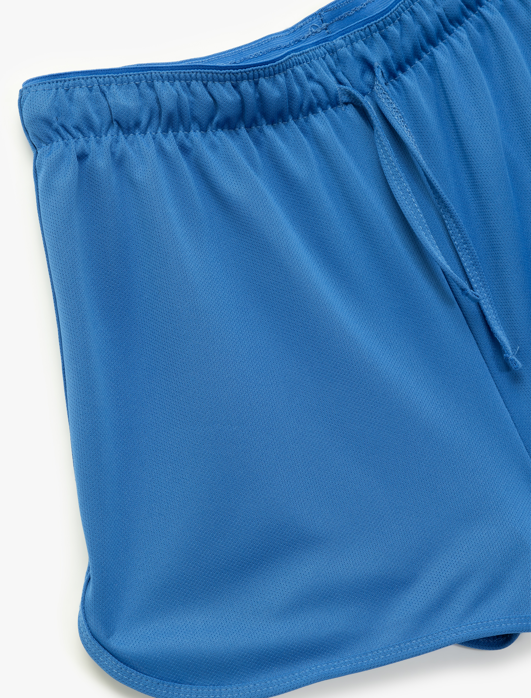   Yüksek Bel Rahat Kalıp Bağcıklı Basic Spor Şort