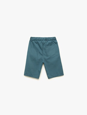 Pamuklu Beli Bağcıklı Cepli Basic Şort_1