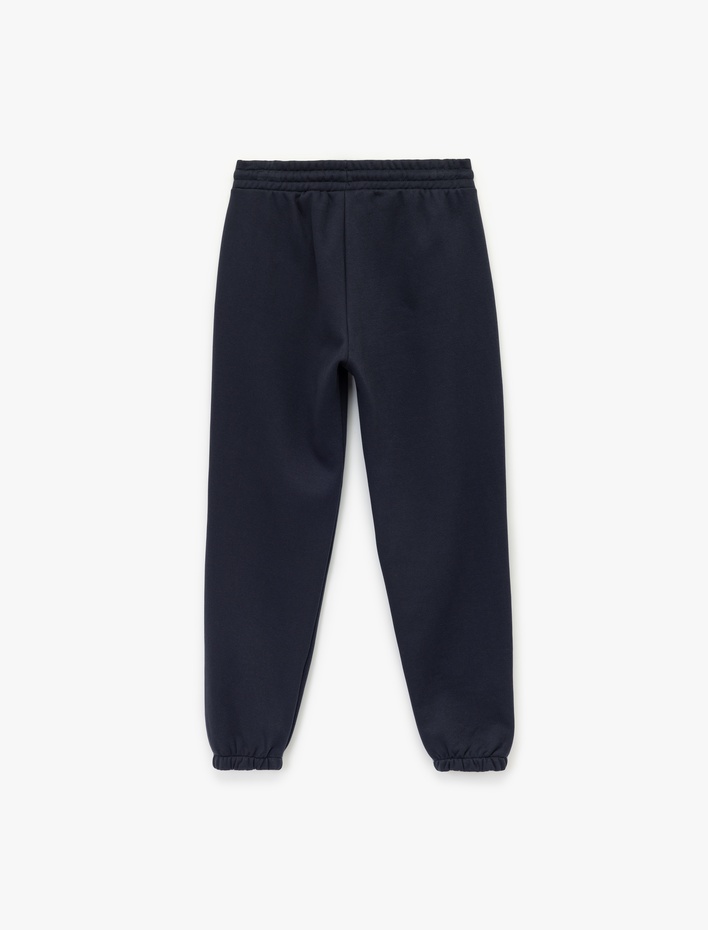  Beli Lastikli Cep Detaylı Şardonlu Basic Jogger Eşofman Altı