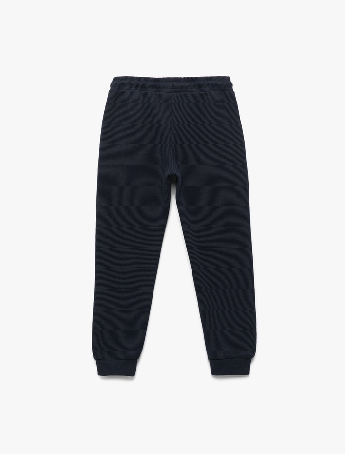 Erkek Çocuk Cepli Beli Bağcıklı Basic Jogger Eşofman Altı