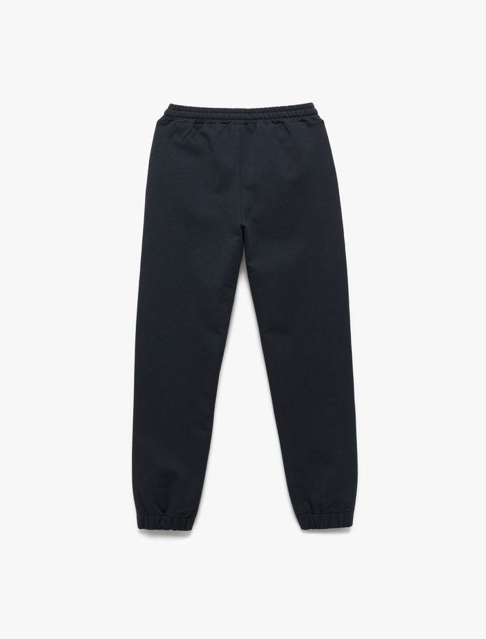 Erkek Çocuk Rahat Lastikli Paça Cepli Basic Jogger Eşofman Altı