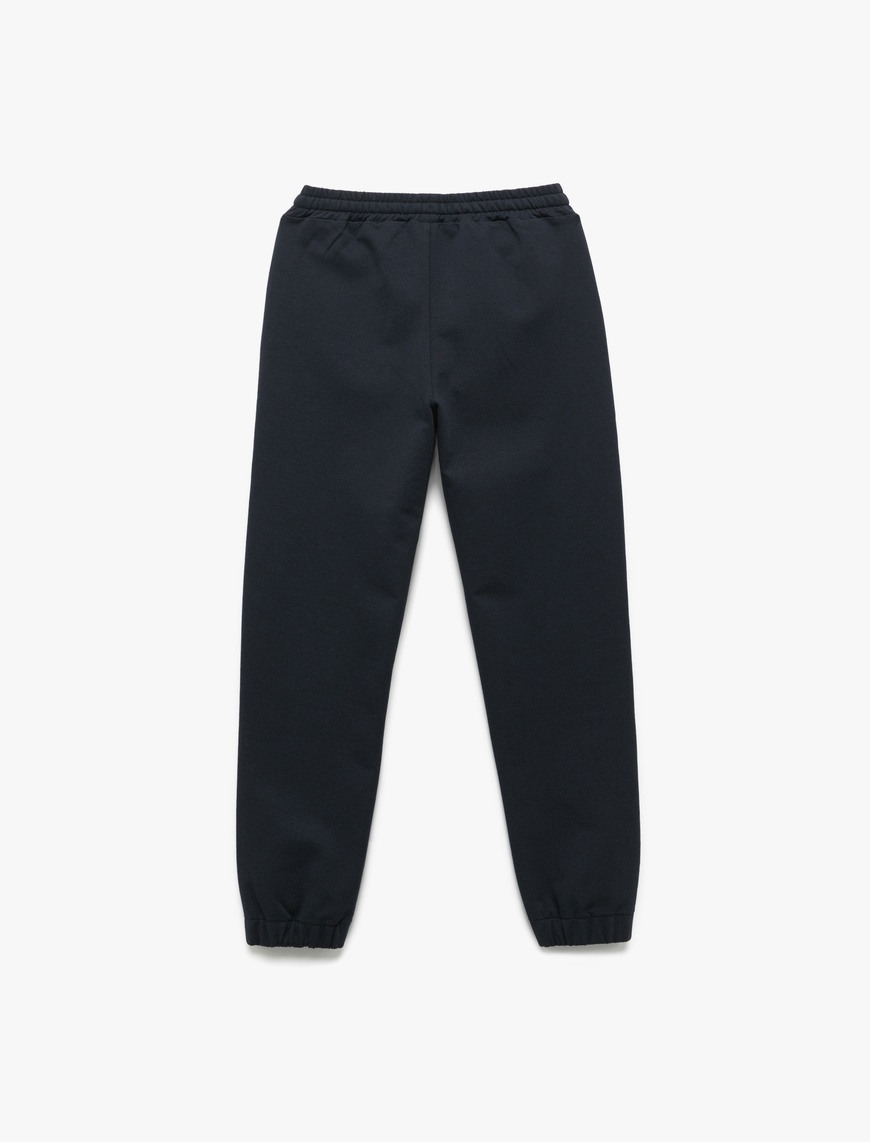  Erkek Çocuk Rahat Lastikli Paça Cepli Basic Jogger Eşofman Altı