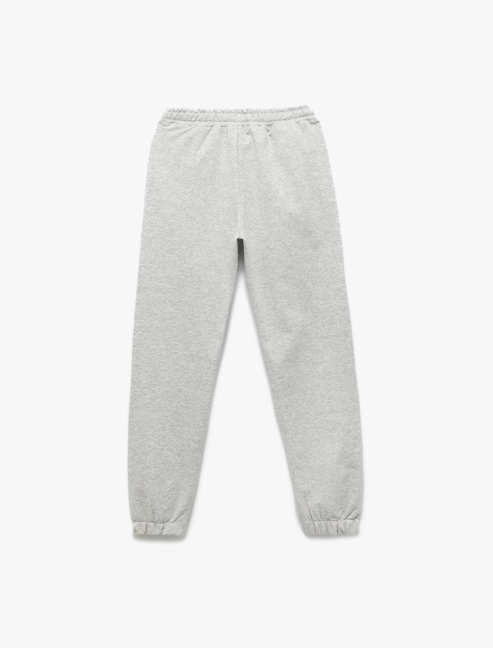 Erkek Çocuk Rahat Lastikli Paça Cepli Basic Jogger Eşofman Altı