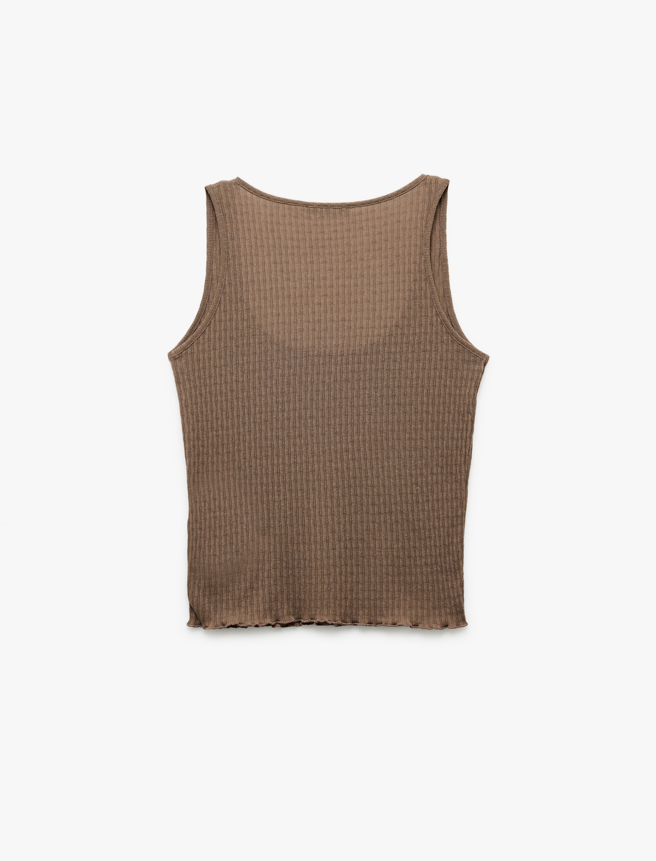   U Yaka Kolsuz Dokulu Atlet Pijama Üstü