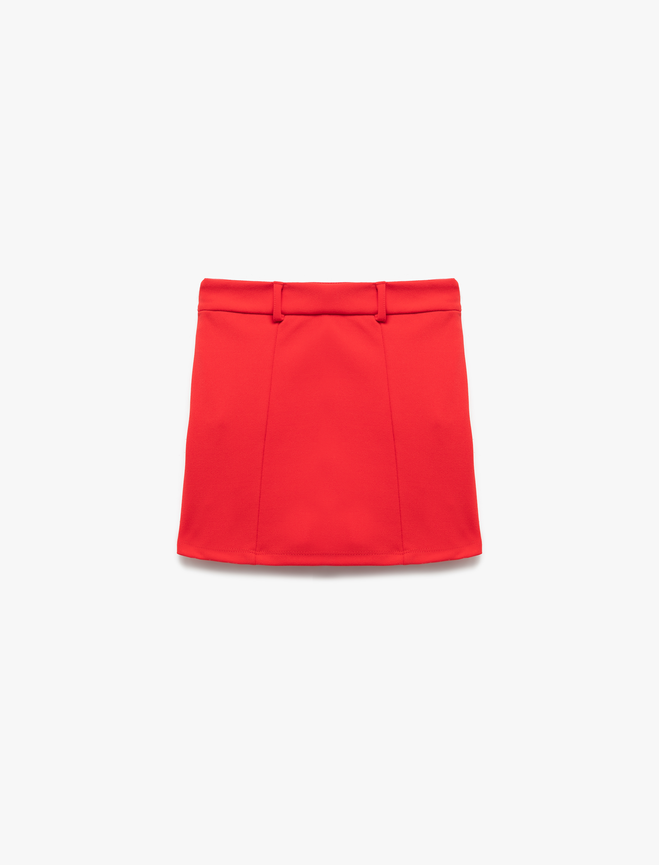  Kız Çocuk Fiyonk Detaylı Pileli Şort Etek