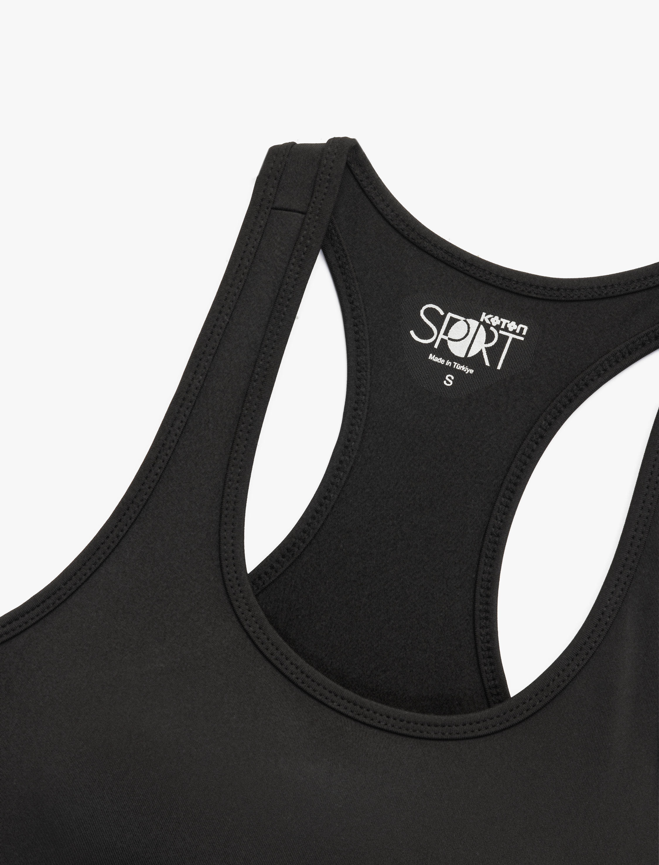   U Yaka Kolsuz Pencere Detaylı Sporcu Sütyeni