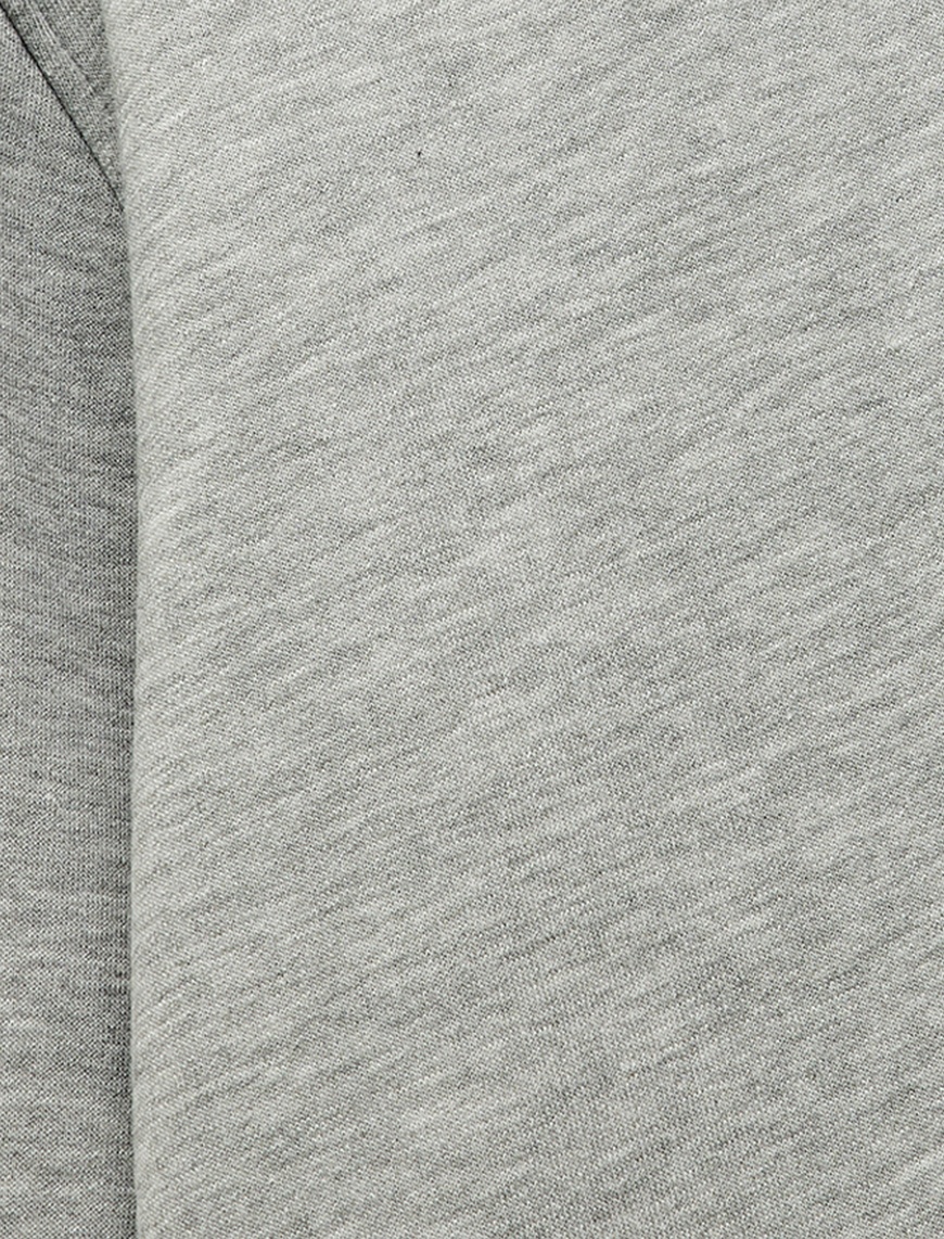   Şardonlu Uzun Kollu Basic Kapşonlu Sweatshirt