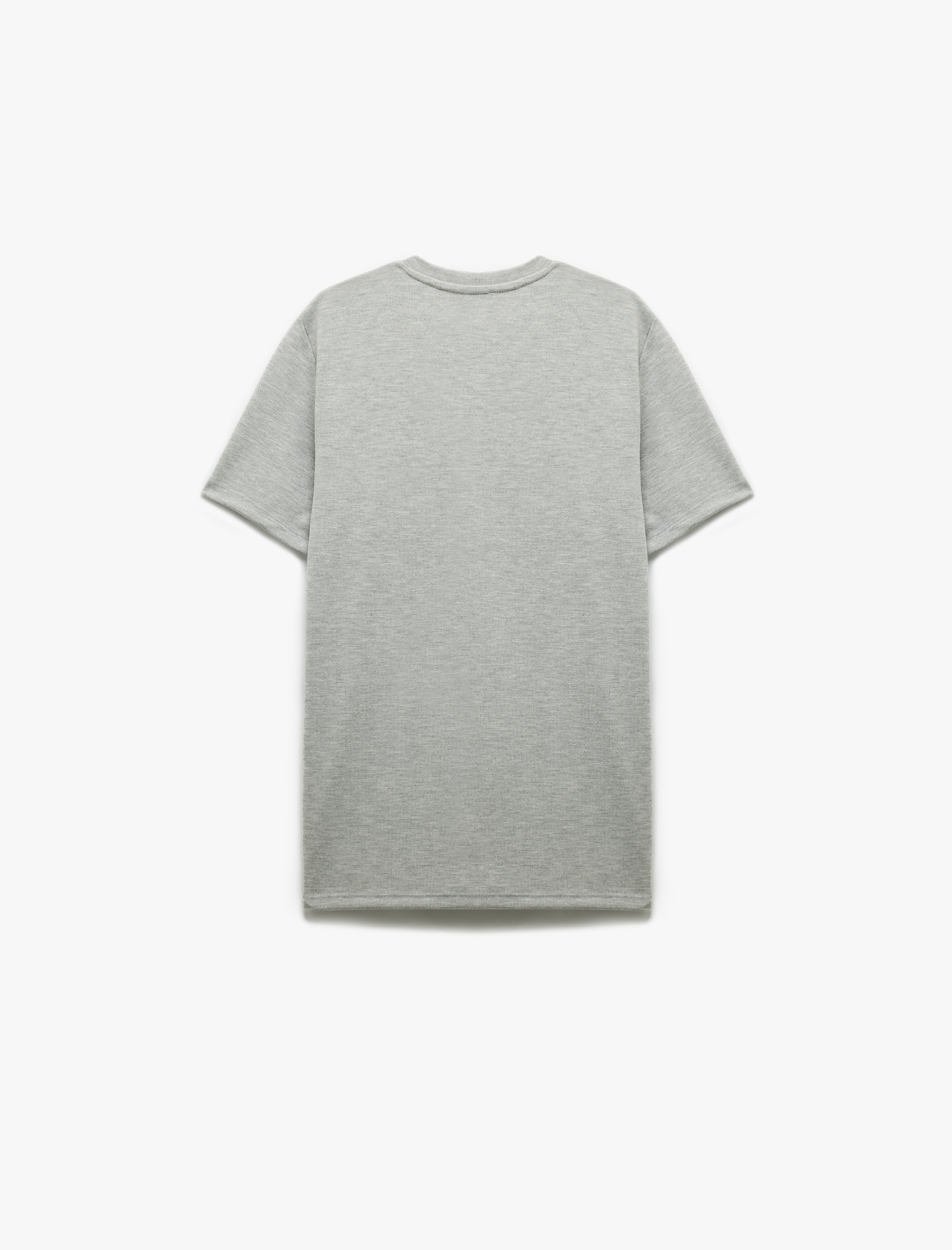Kısa Kollu Bisiklet Yaka Basic Slim Fit Tişört