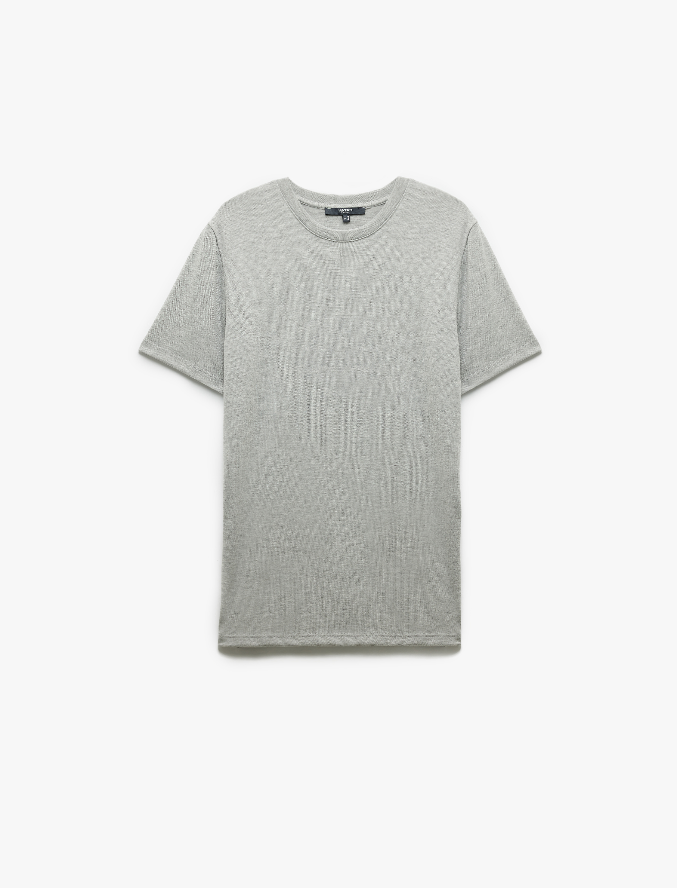 Kısa Kollu Bisiklet Yaka Basic Slim Fit Tişört