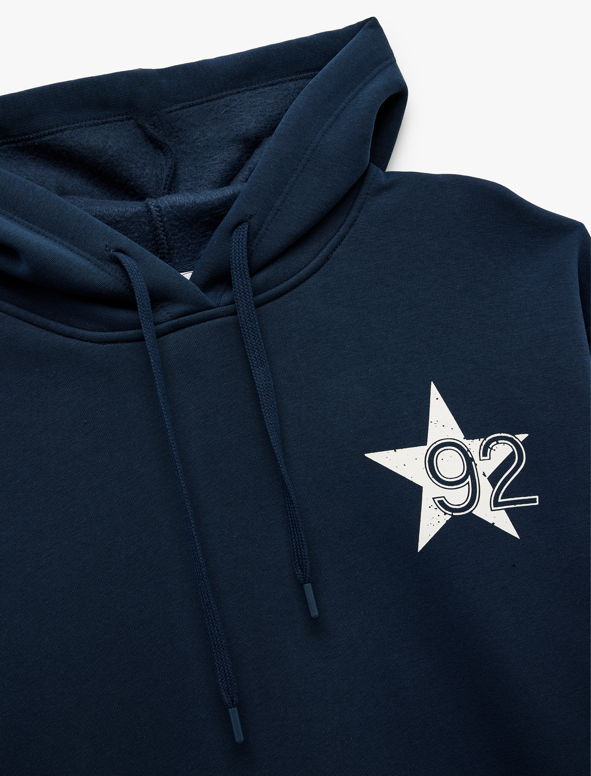   Uzun Kollu Kapüşonlu Şardonlu Arkası Baskılı Oversize Sweatshirt