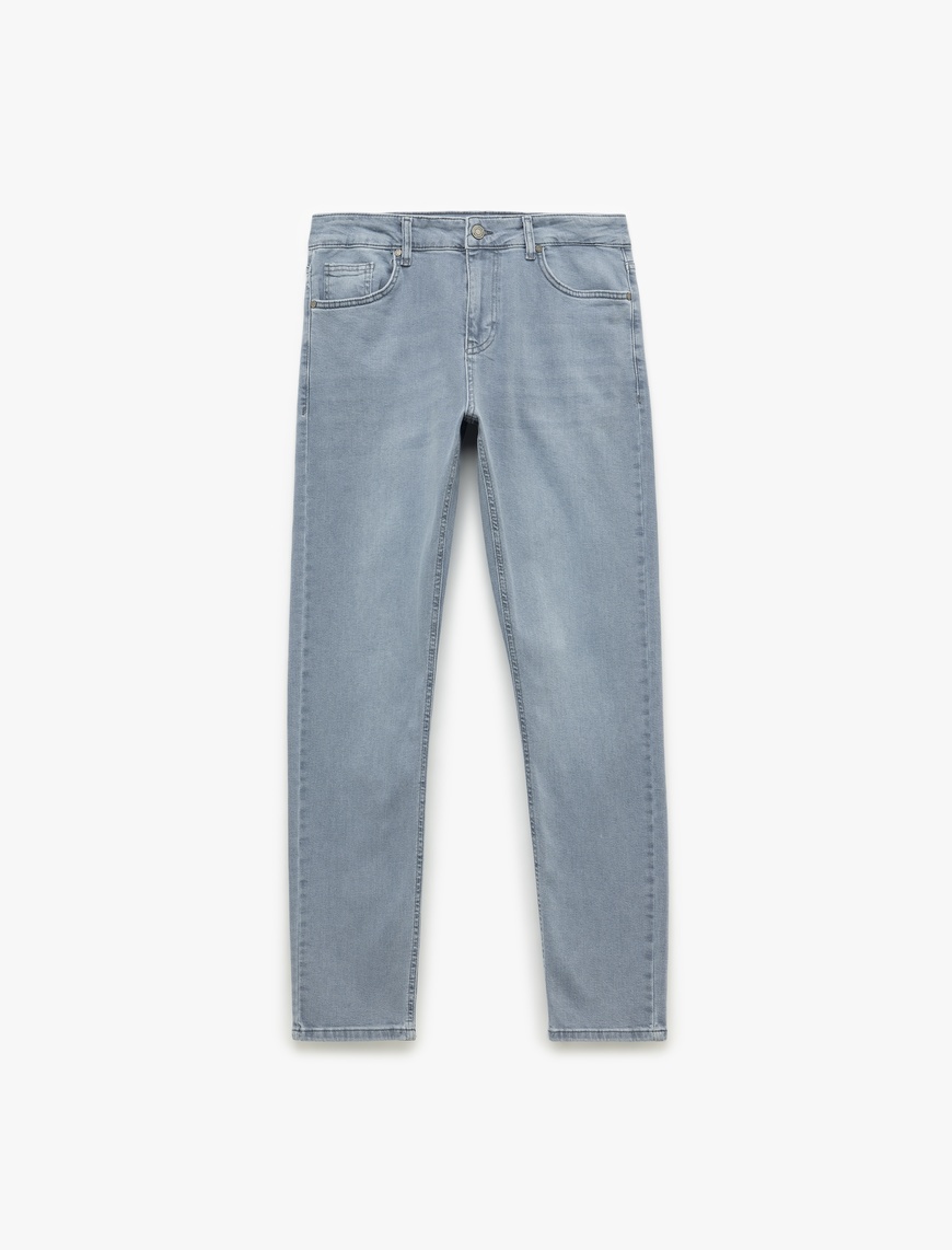   Normal Bel Pamuklu Skinny Fit Jean Pantolon - Michael Jean