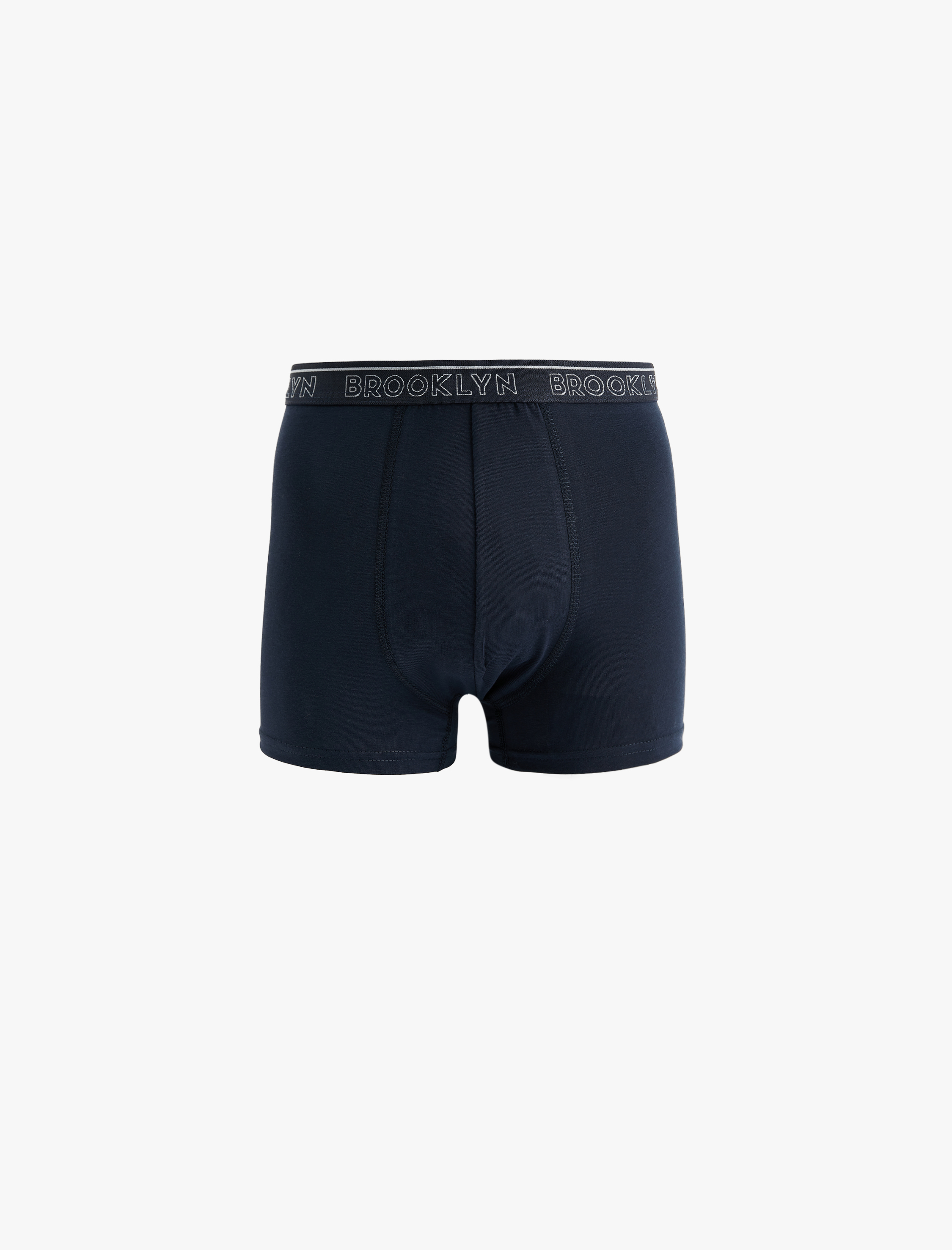   Baskılı Lastikli Basic Pamuklu 3'lü Boxer Seti