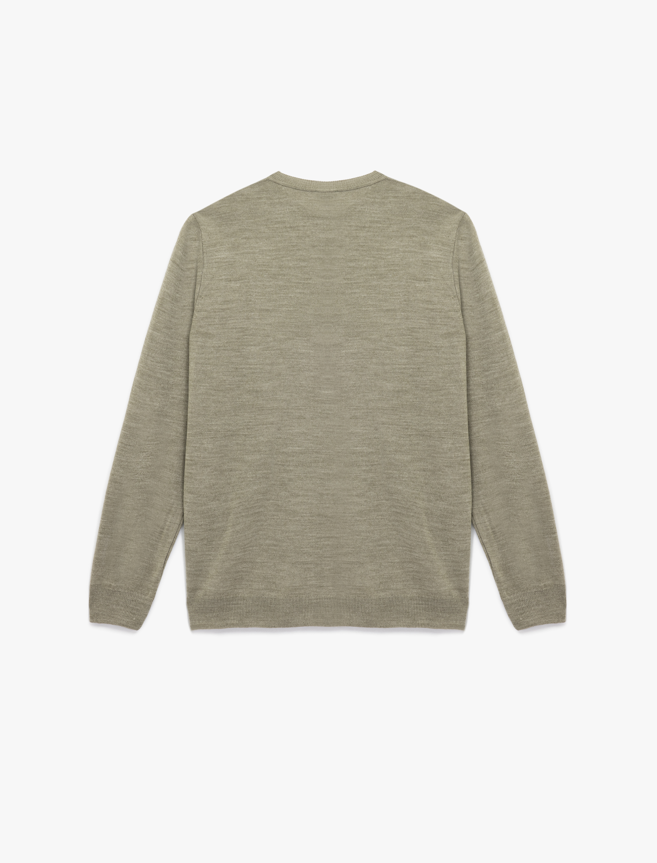   Uzun Kollu Bisiklet Yaka Basic Triko Kazak