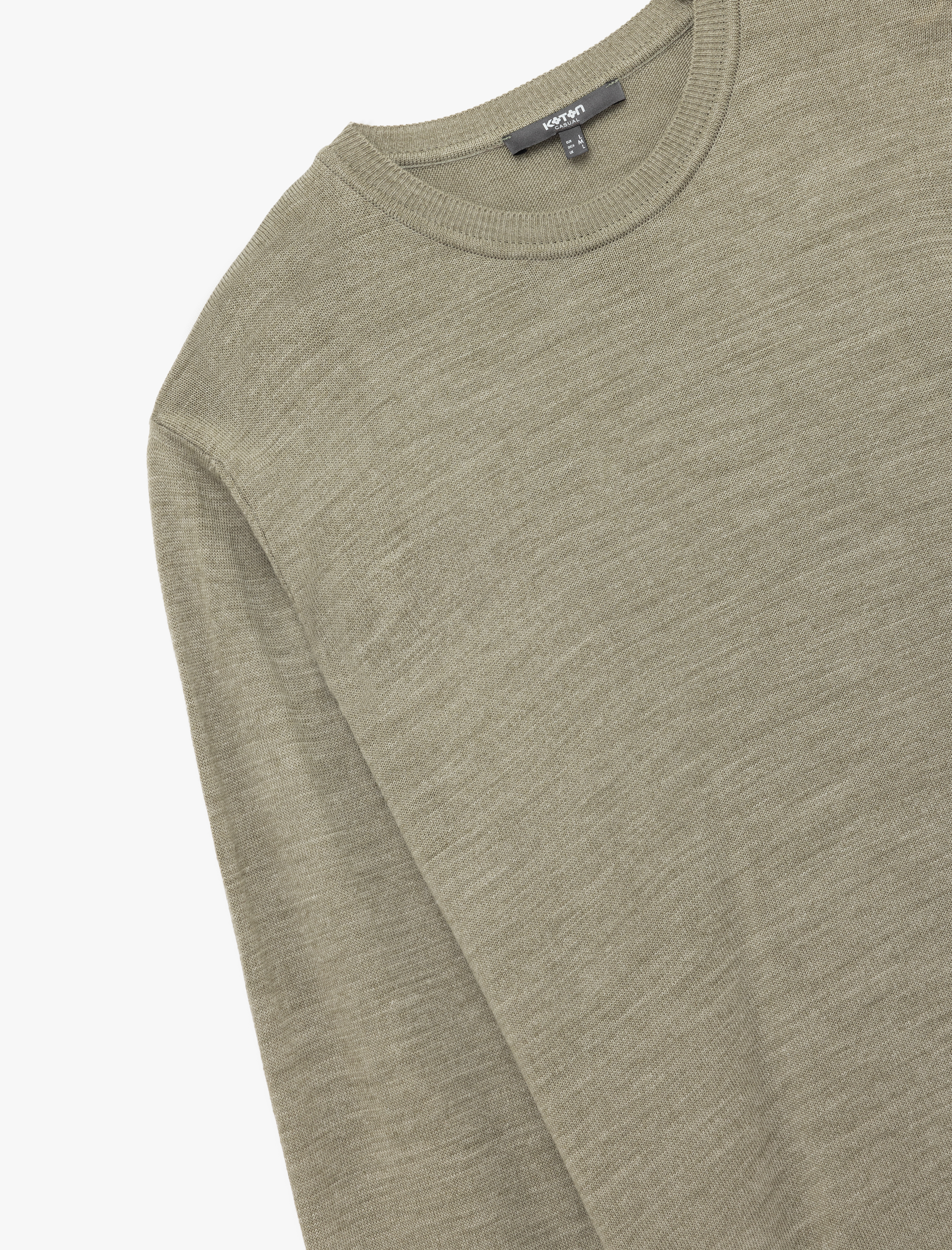   Uzun Kollu Bisiklet Yaka Basic Triko Kazak