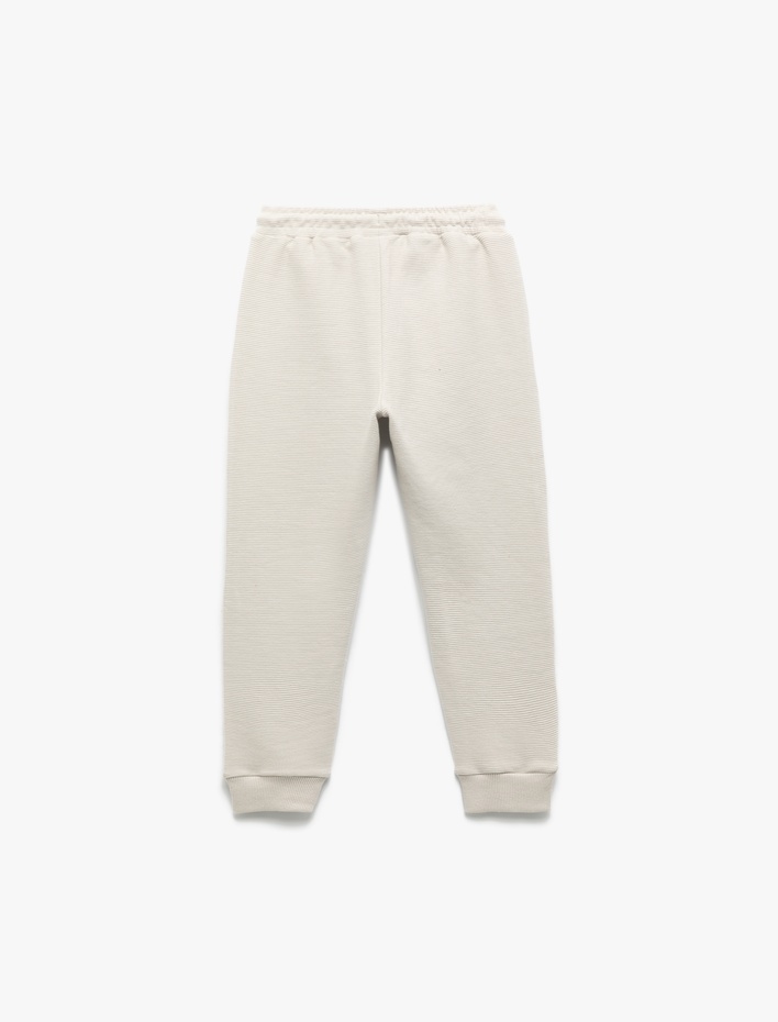 Erkek Çocuk Beli Bağcıklı Cepli Basic Jogger Eşofman Altı