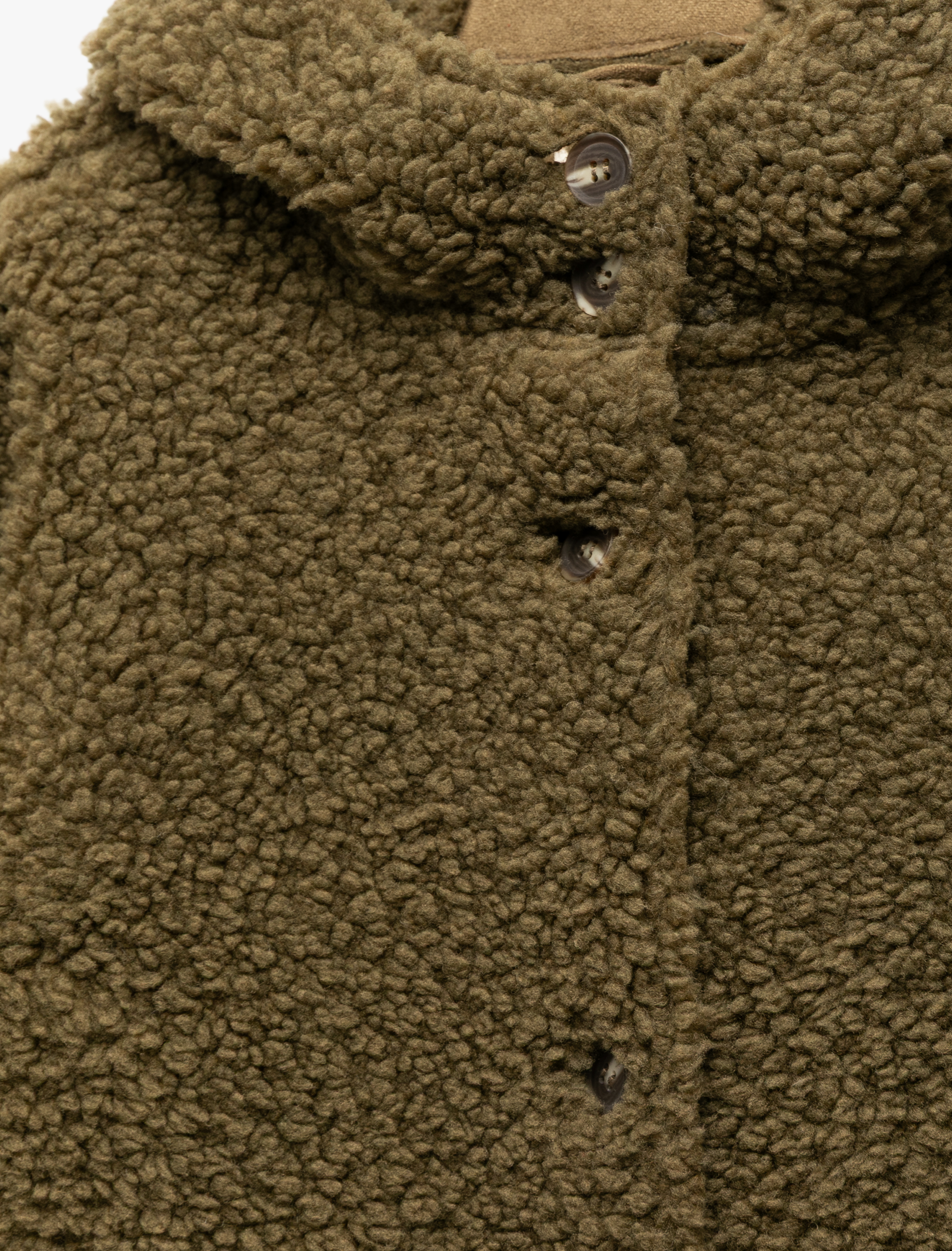  Kız Çocuk Uzun Kollu Kapşonlu Peluş Ceket