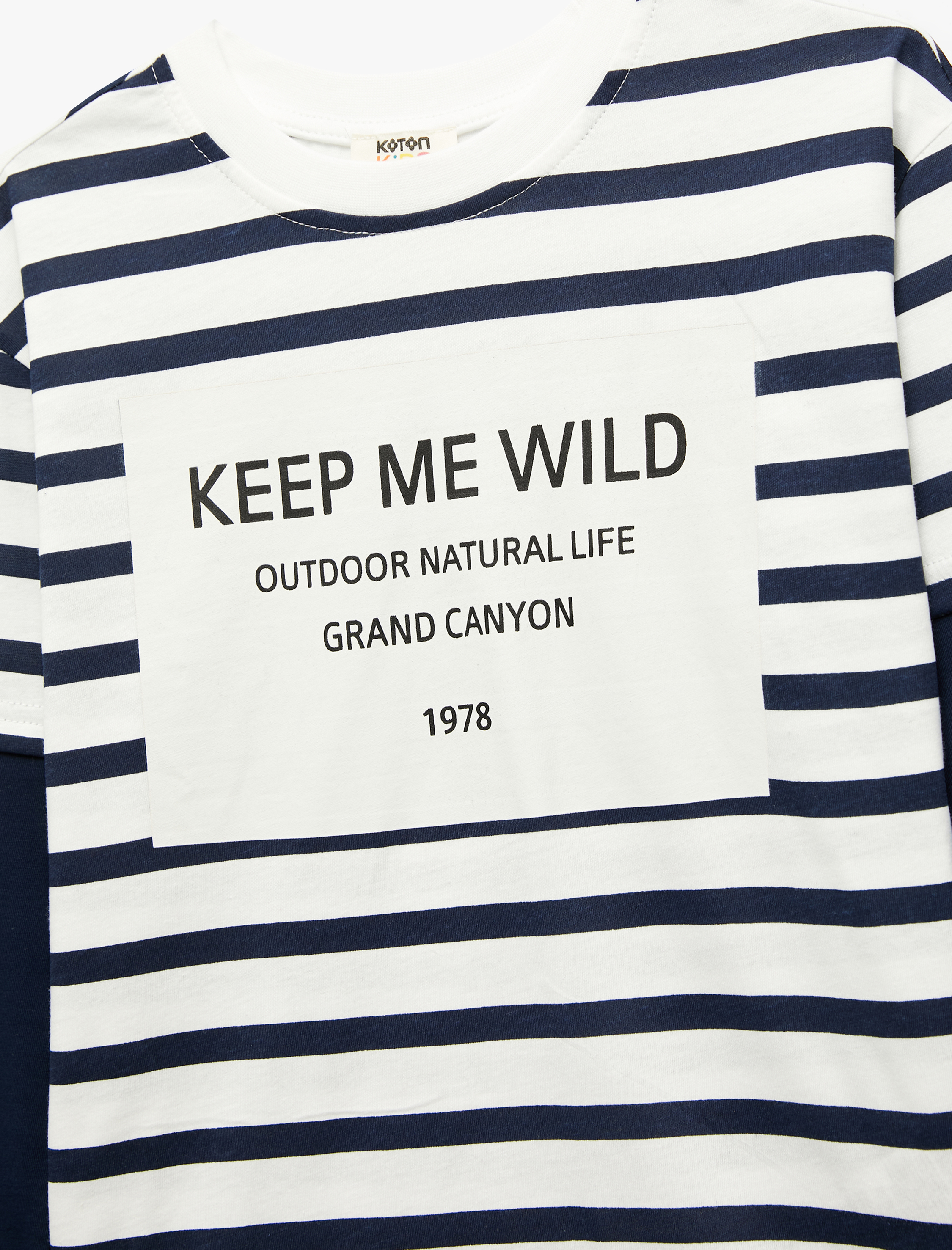  Erkek Çocuk Baskılı Uzun Kollu Bisiklet Yaka Pamuklu Tişört