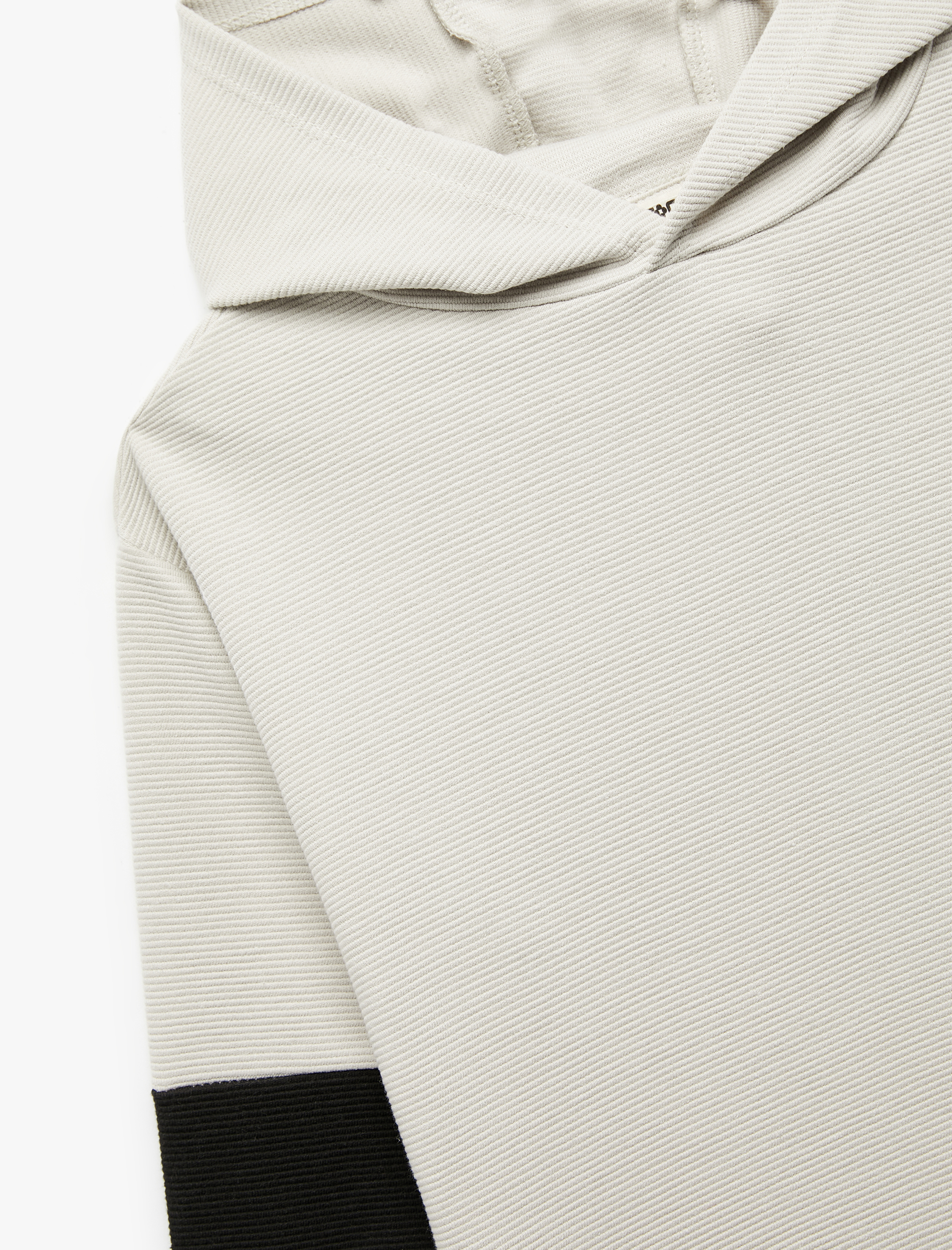  Erkek Çocuk Uzun Kollu Renk Bloklu Kapşonlu Sweatshirt