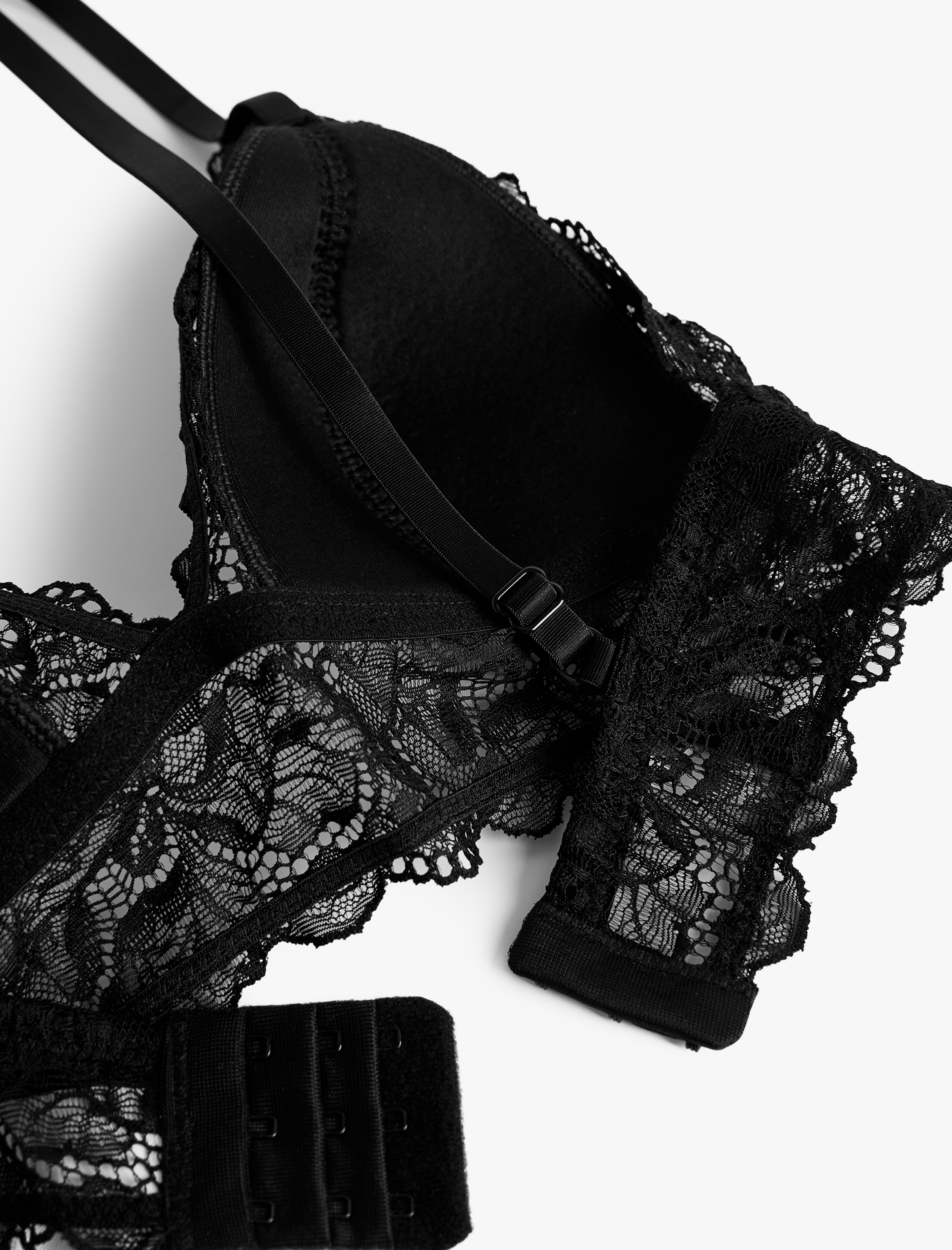   Dantel Detaylı Rahat Kesim Balensiz Dolgusuz Bralet Sütyen