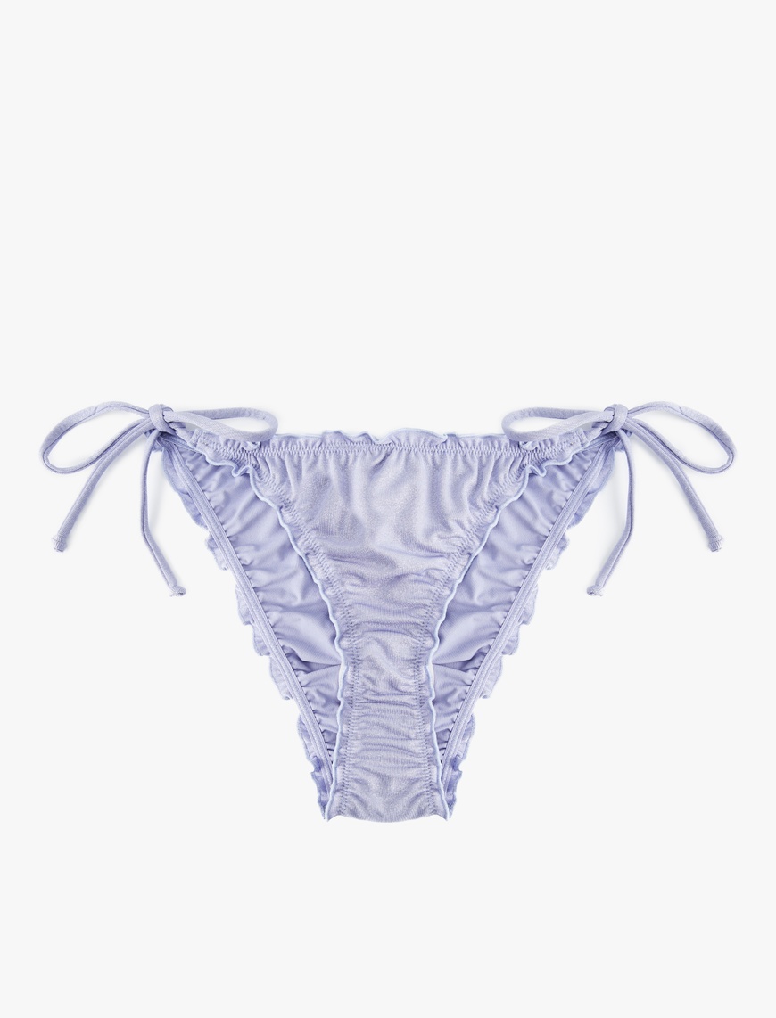   Bağlamalı Fırfırlı Bikini Altı