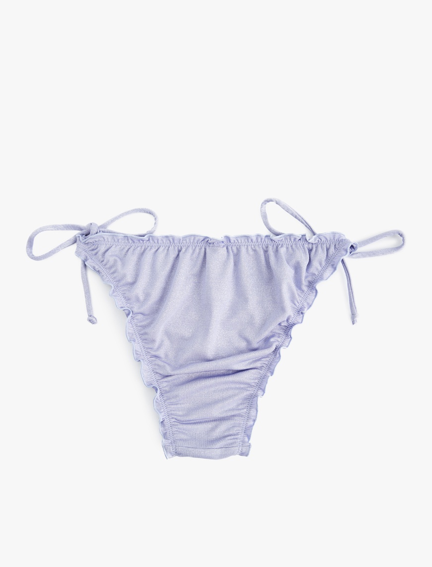   Bağlamalı Fırfırlı Bikini Altı