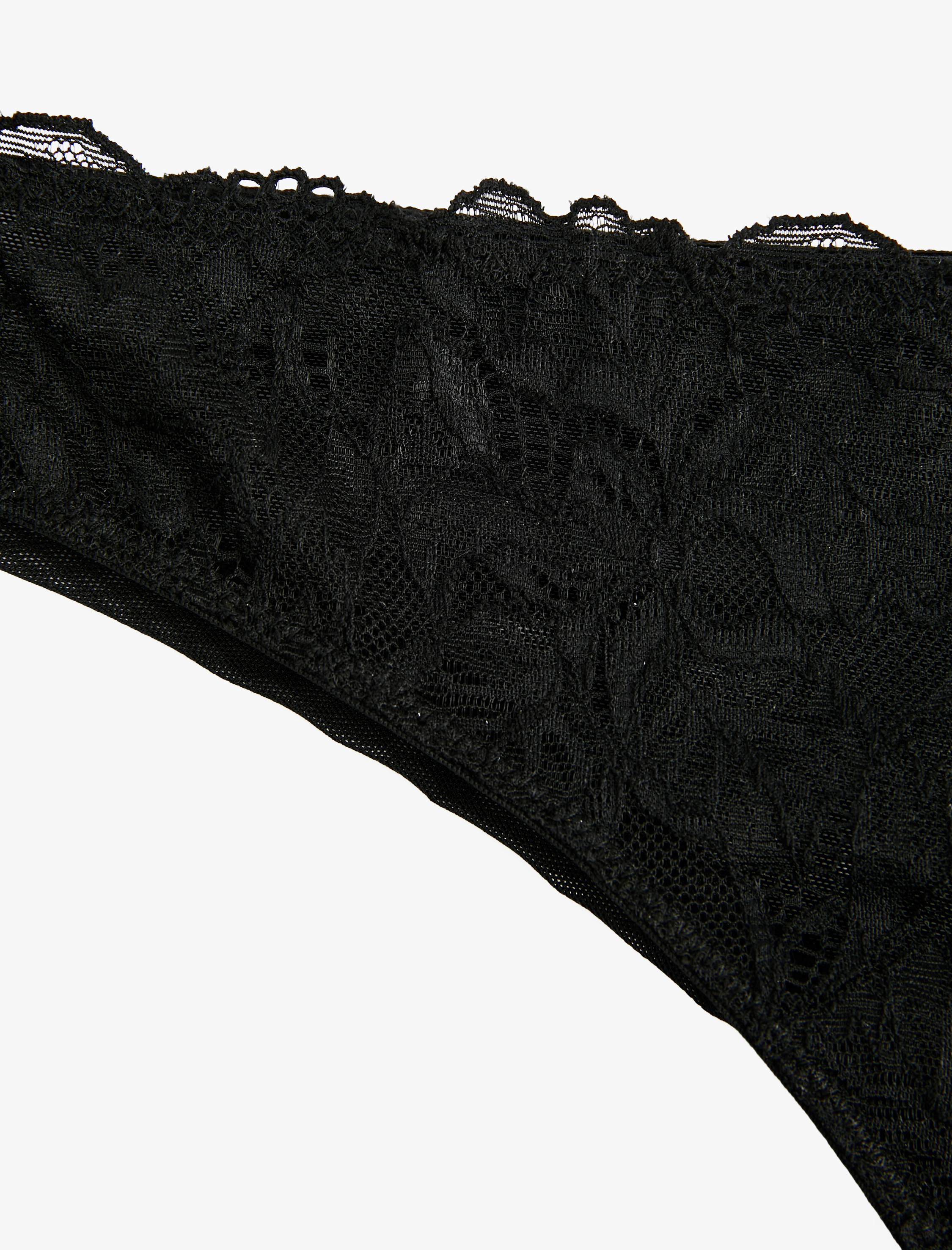   Dantel Detaylı Rahat Kalıp Brazilian Külot