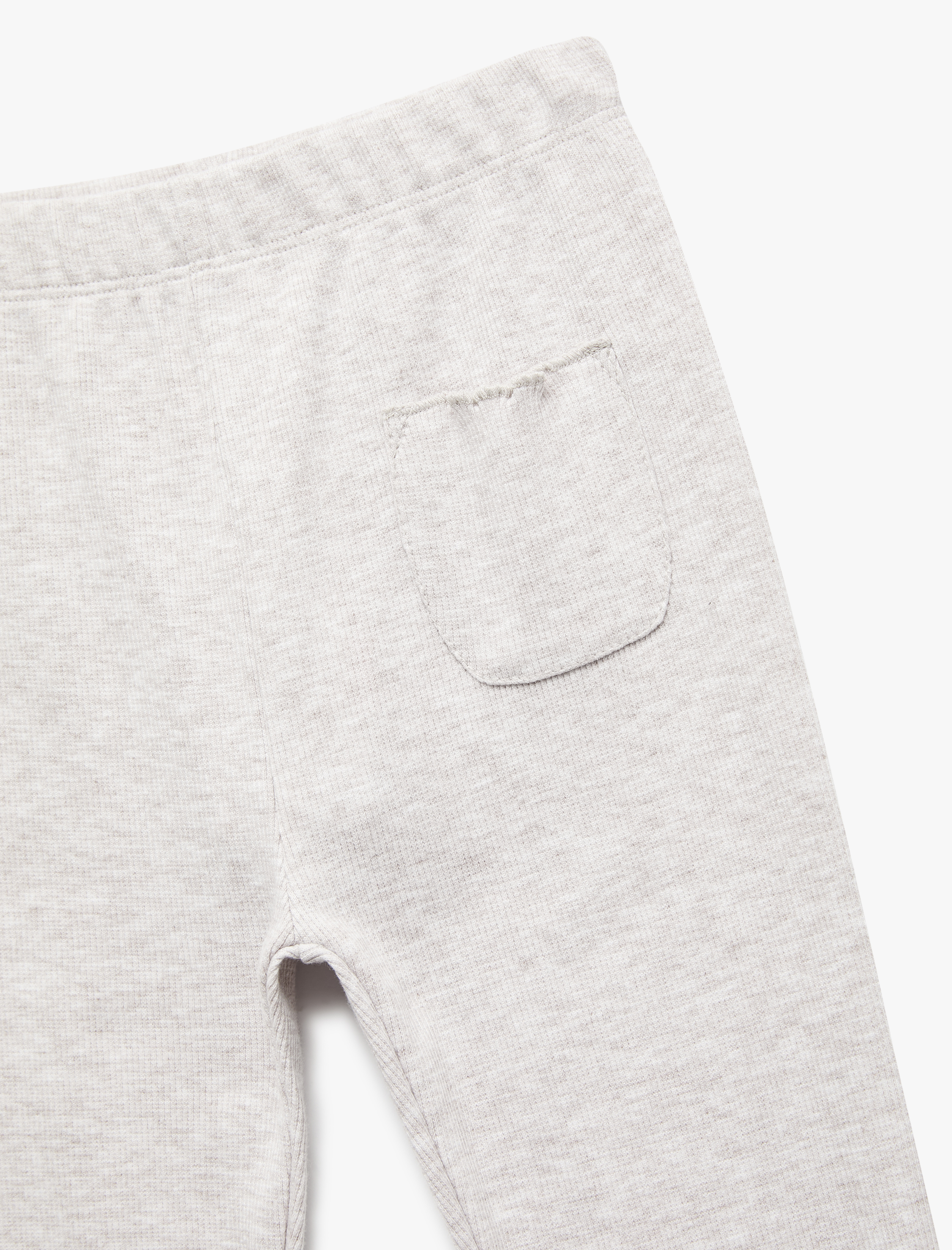  Kız Bebek Beli Lastikli Cep Detaylı Kaşkorse Basic Tayt