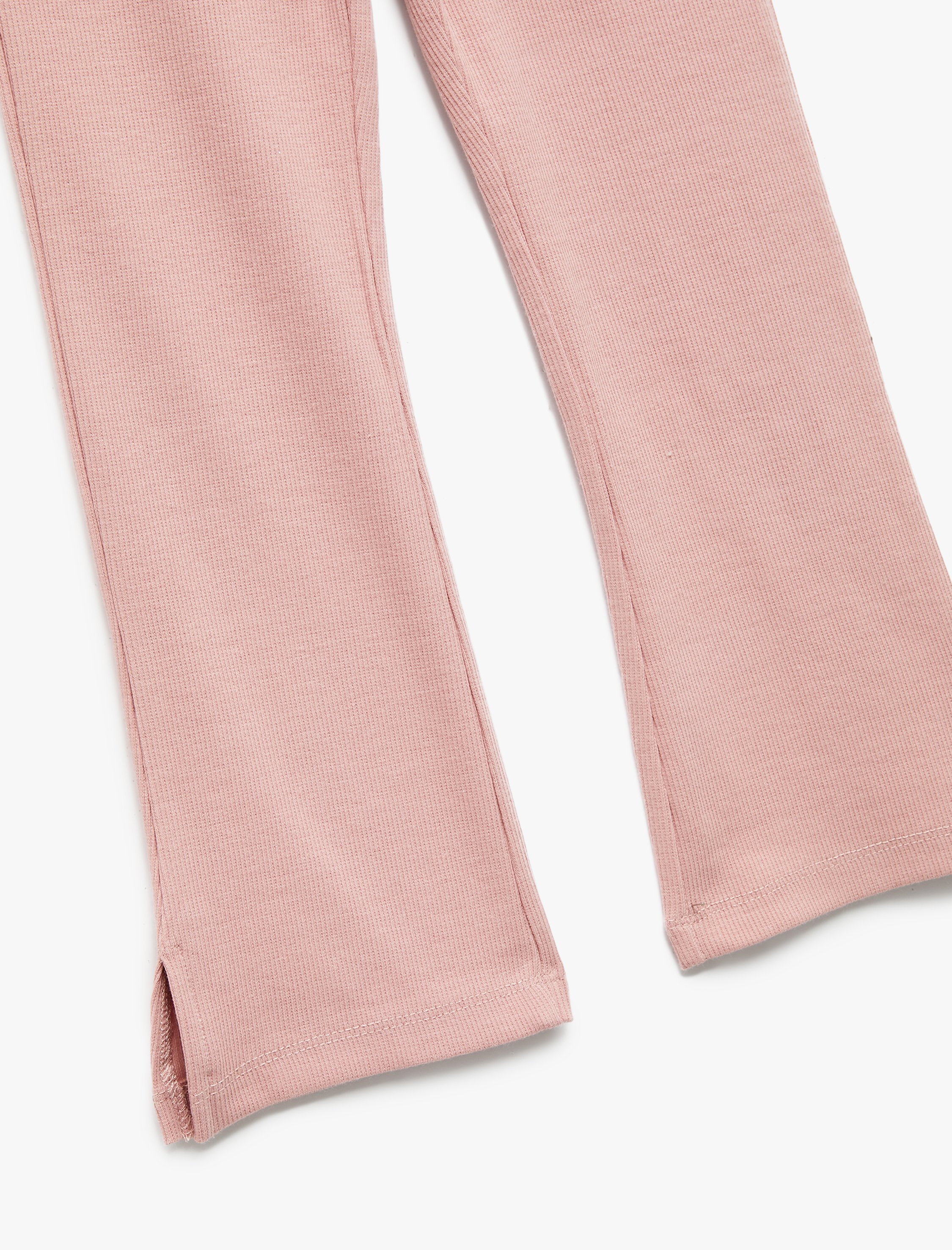  Kız Bebek Beli Lastikli Kaşkorse Yırtmaç Detaylı İspanyol Paça Tayt