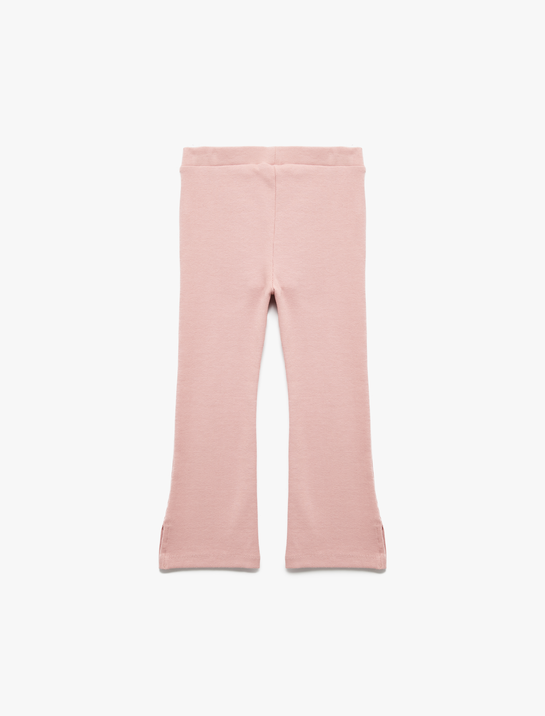  Kız Bebek Beli Lastikli Kaşkorse Yırtmaç Detaylı İspanyol Paça Tayt