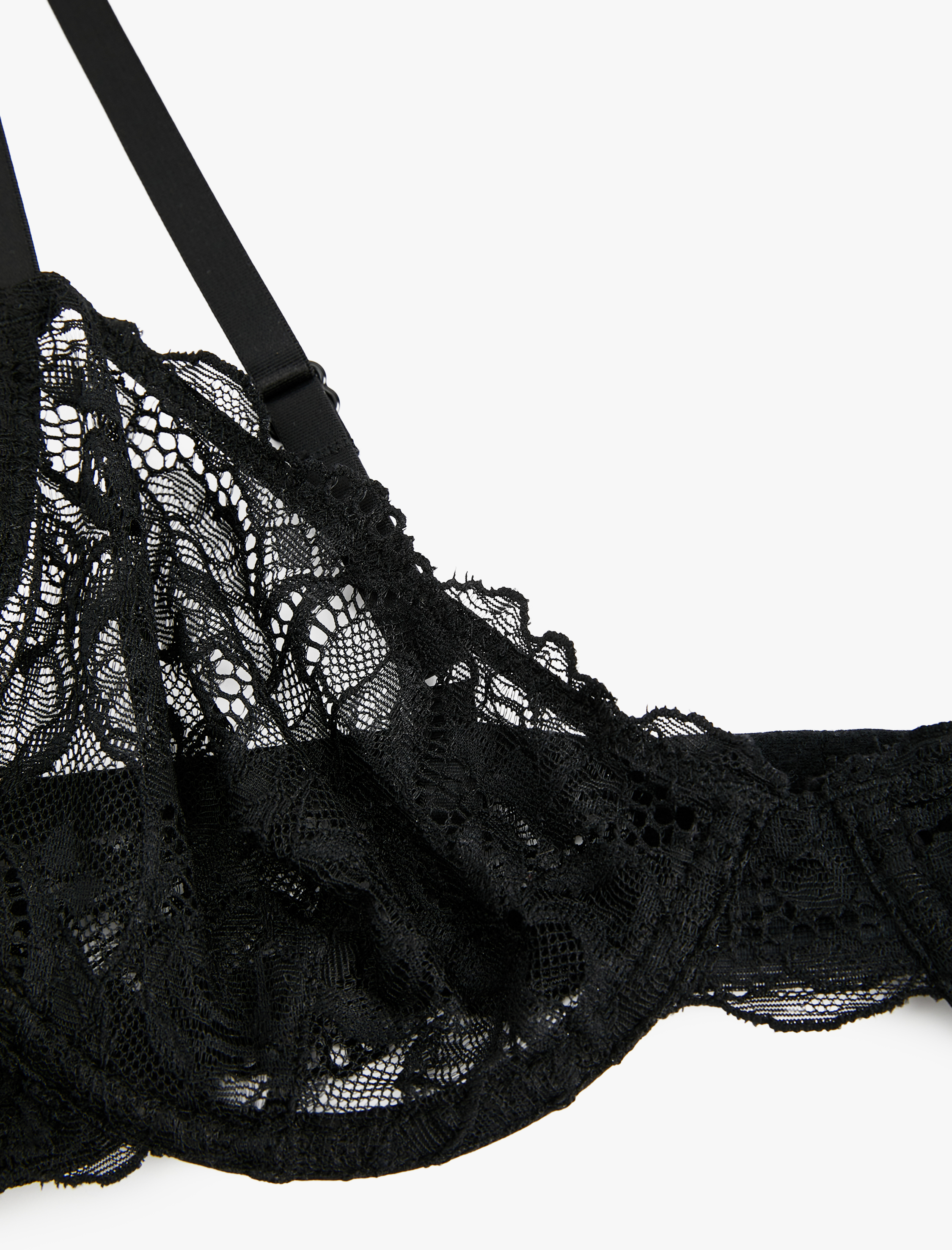   Dantelli Rahat Kalıp Dolgusuz Balenli Sütyen