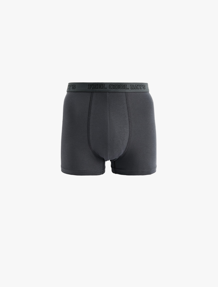   Beli Baskı Detaylı Pamuklu 3'lü Boxer Seti