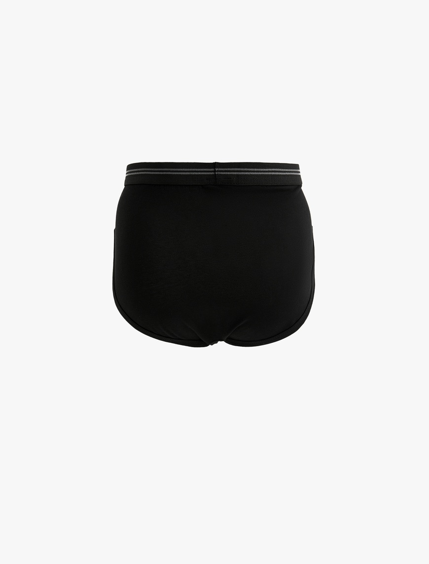   Lastik Detaylı 3'lü Slip Boxer Seti