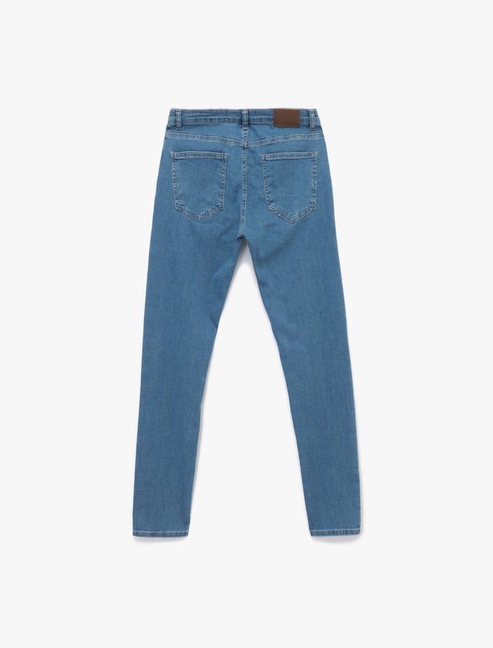  Normal Bel Pamuklu Skinny Fit Jean Pantolon - Michael Jean