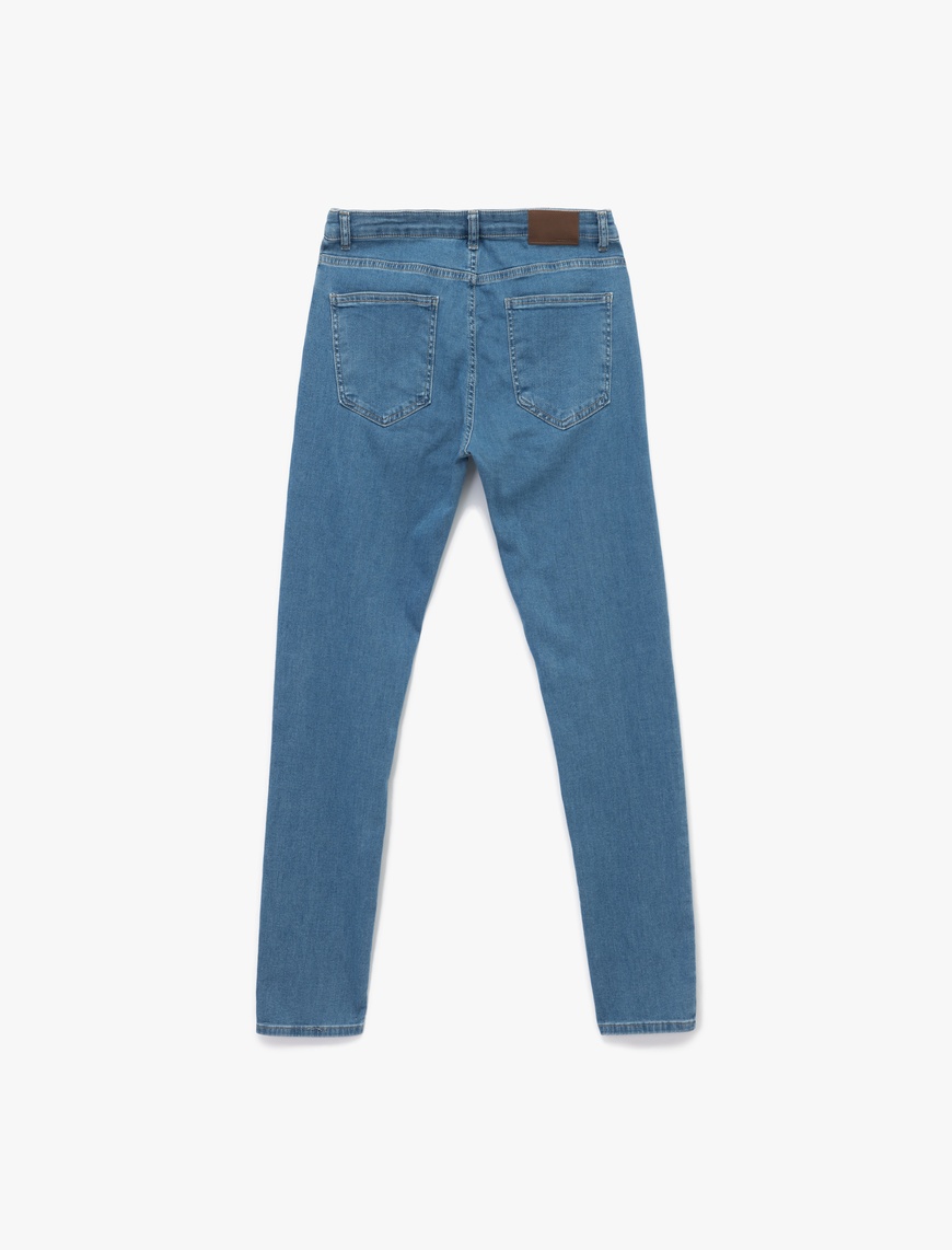   Normal Bel Pamuklu Skinny Fit Jean Pantolon - Michael Jean