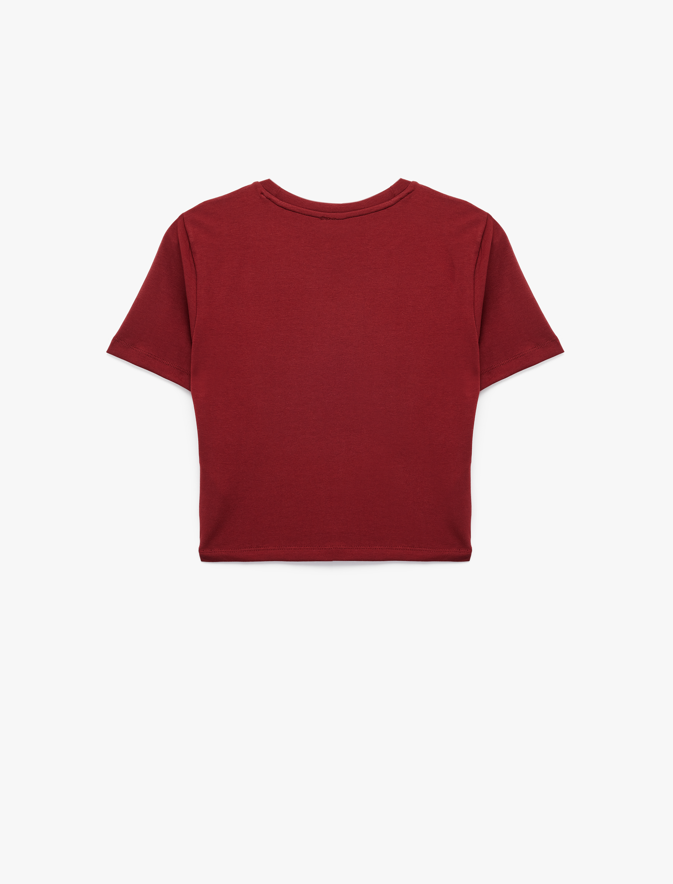   Pamuklu Slim Fit Kısa Kollu Bisiklet Yaka Tişört