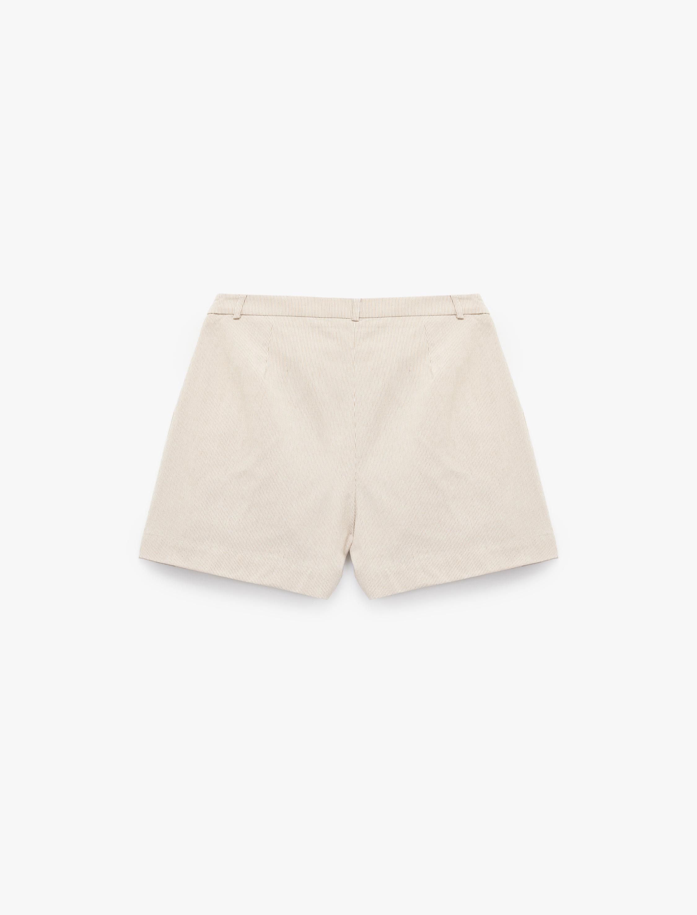   Regular Fit Cepli Pile Detaylı Kısa Şort