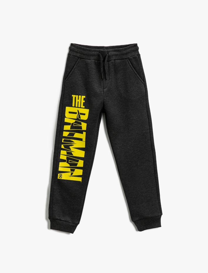 Erkek Çocuk Batman Baskılı Jogger Eşofman Altı Lisanslı