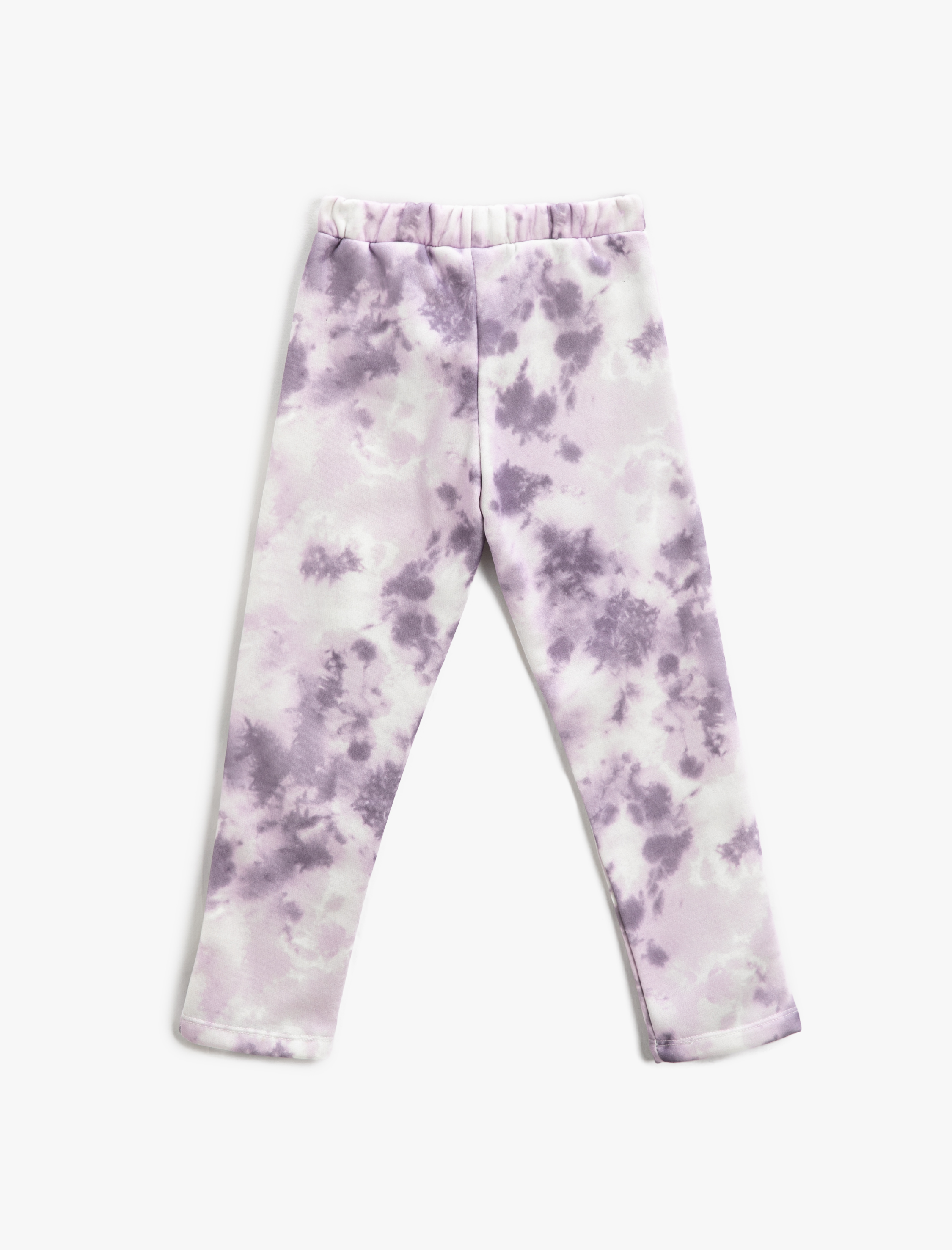  Kız Çocuk Batik Desenli Eşofman Altı Beli Lastikli